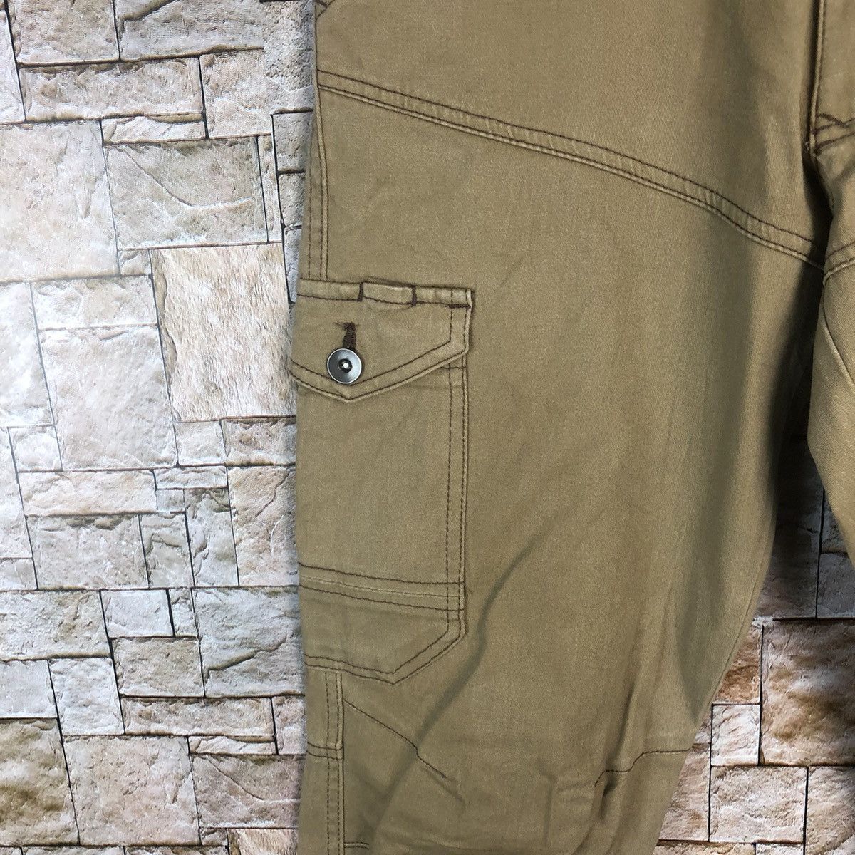 Japanese Brand × Vintage Japanese Brand vintage utility Brown Joggers Pants #A97 Size US 29 - 10 Thumbnail