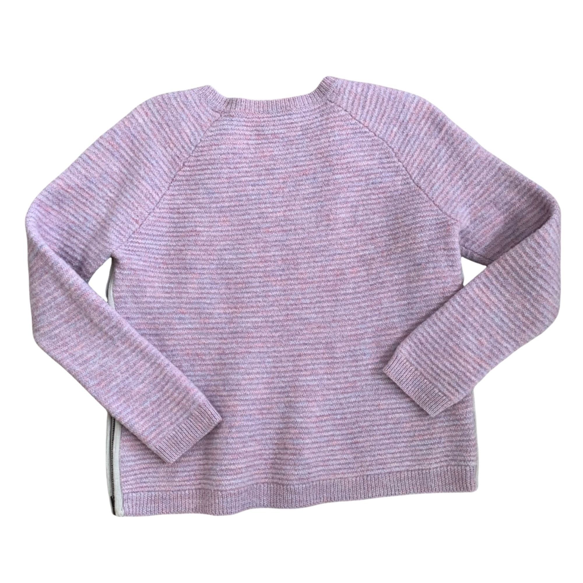 J.Crew J. Crew 100% Merino Wool Textured Ribbed Pastel Sweater S Size S / US 4 / IT 40 - 2 Thumbnail