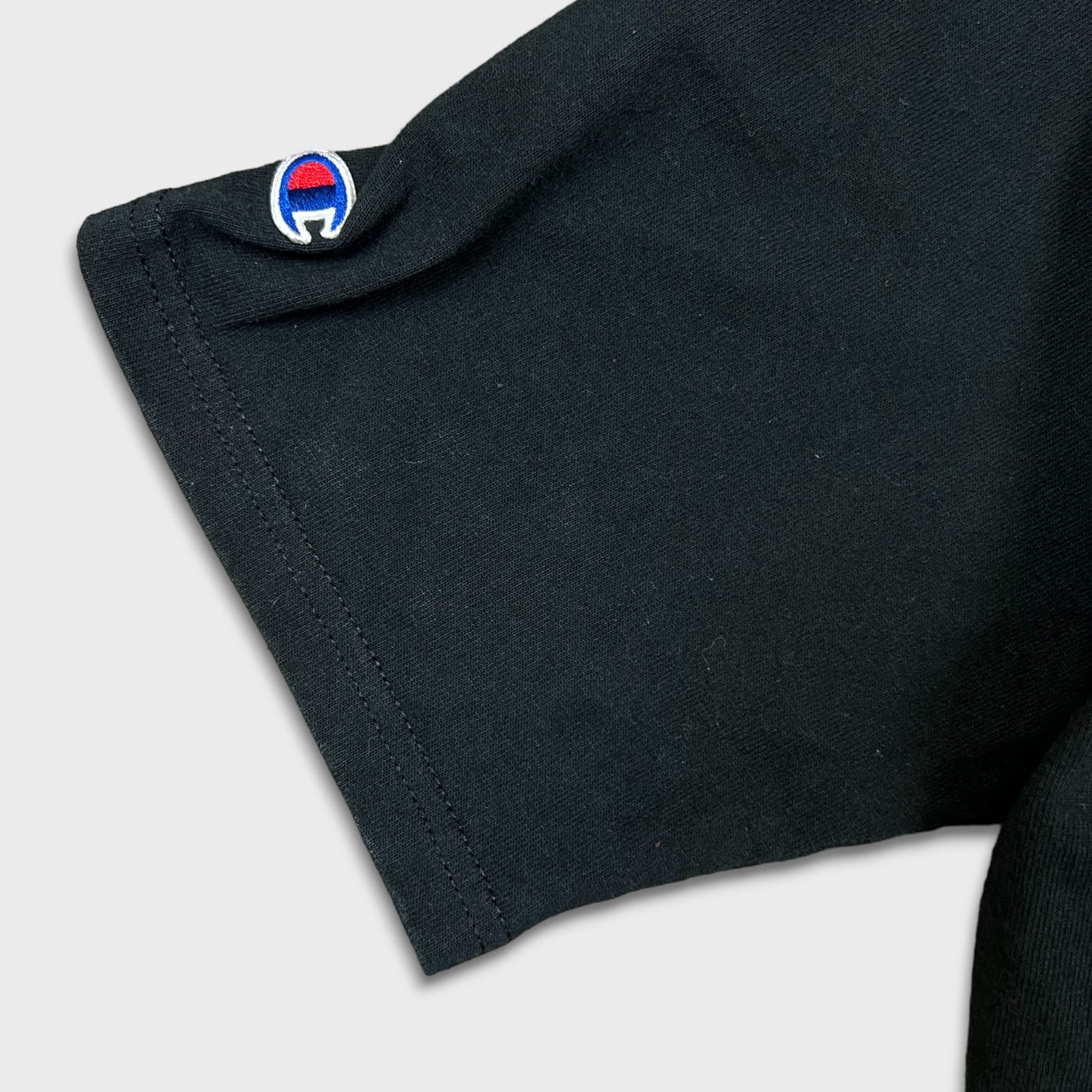 Champion × Vintage Champion T Shirt Large Black Script Classic Short Sleeve Tee Size US L / EU 52-54 / 3 - 4 Thumbnail