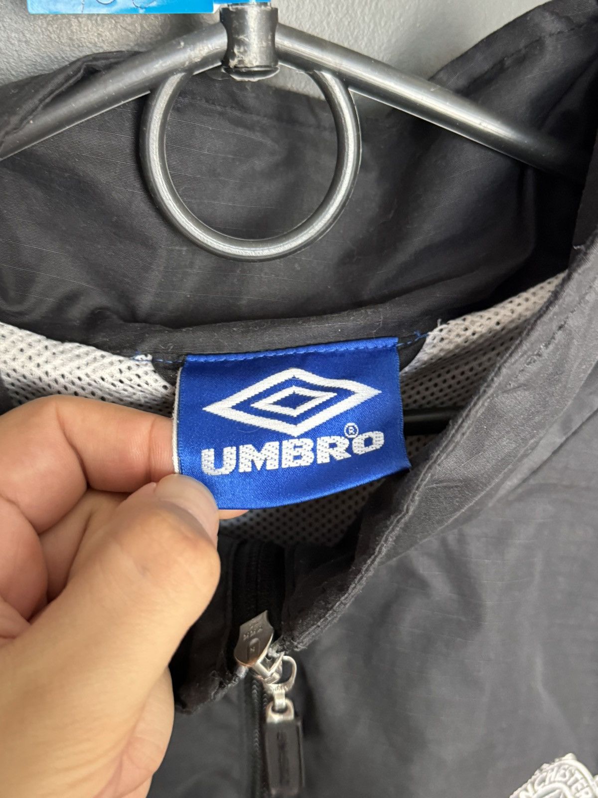 Umbro Vintage Manchester United Training Football Anorak Jacket Size US XXL / EU 58 / 5 - 10 Thumbnail
