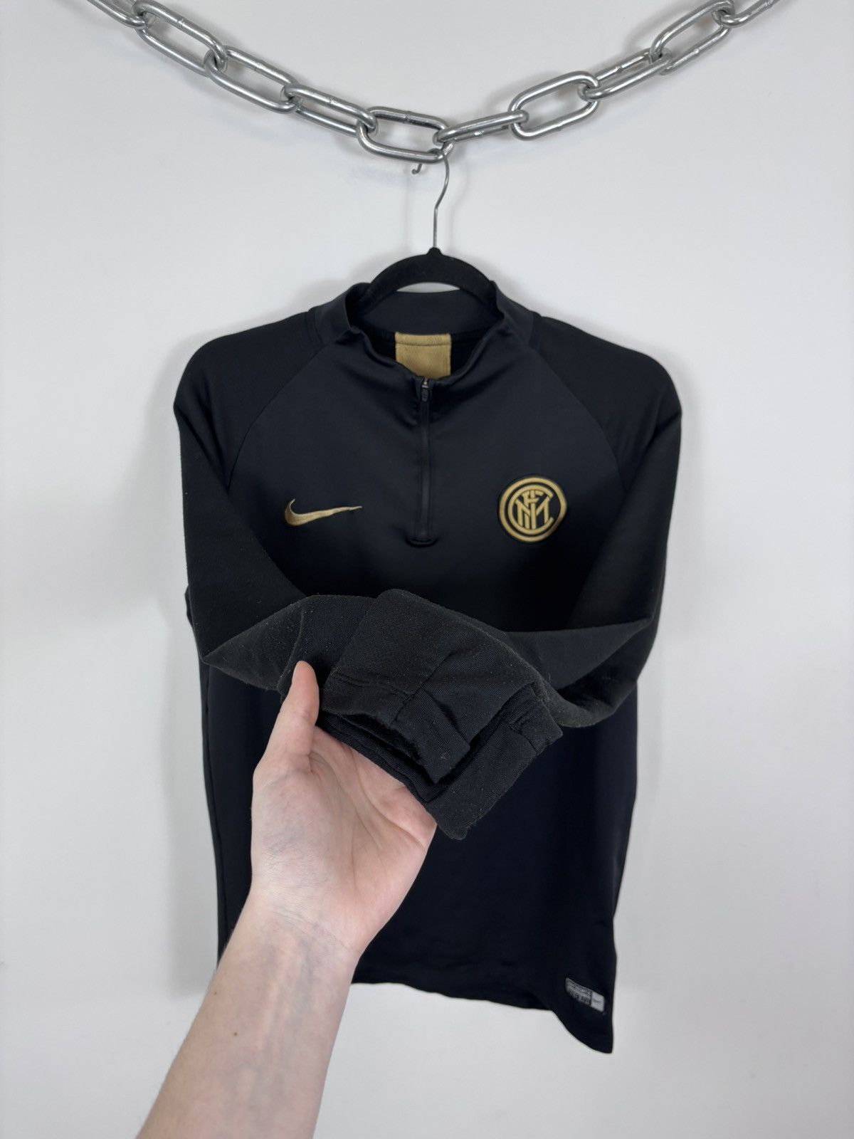 Nike Nike Inter Milan 2019 Men’s Training 1/4 Zip Sweat Jacket Size US M / EU 48-50 / 2 - 7 Thumbnail