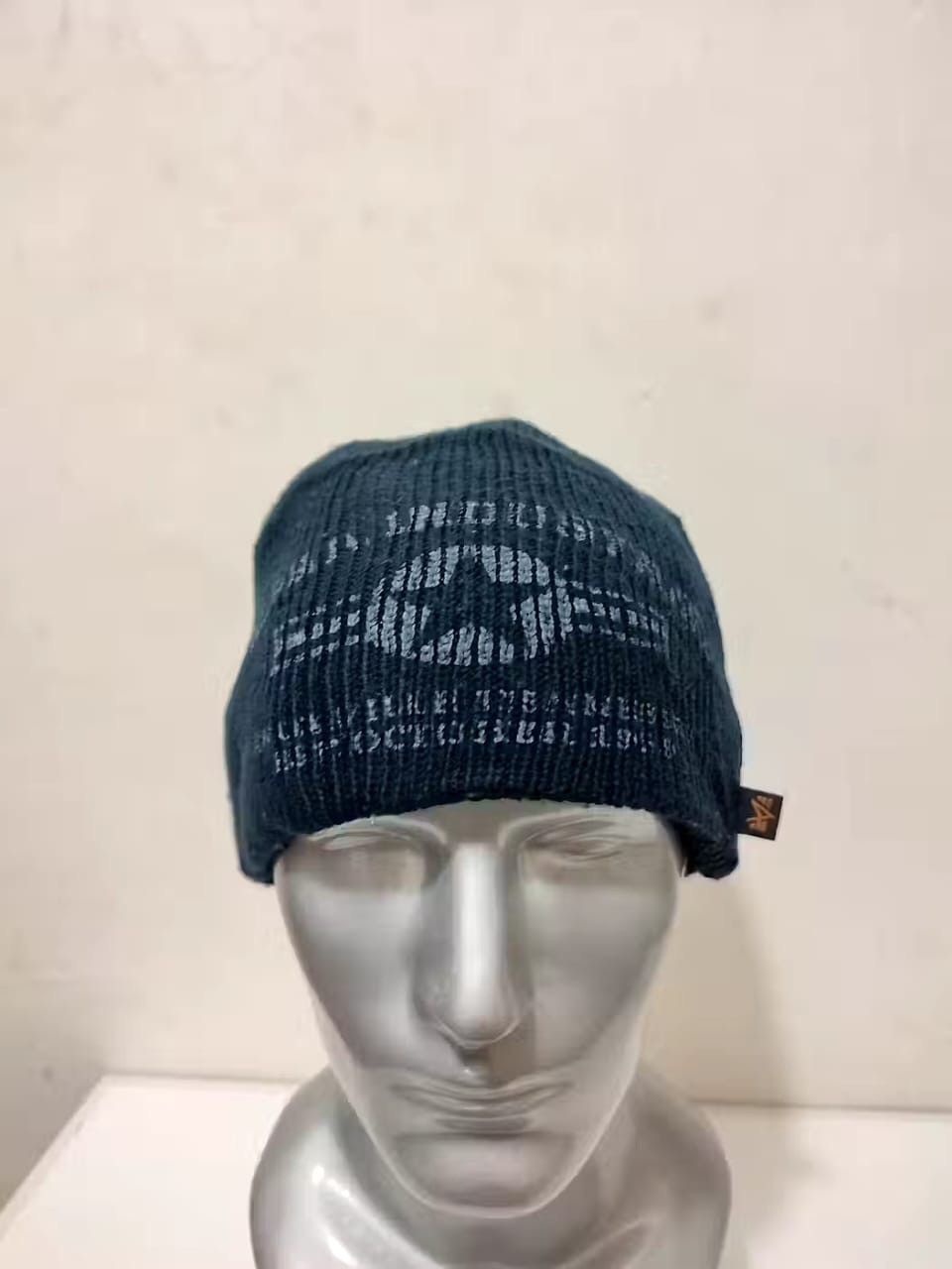 Alpha Industries Alpha Industries Beanie Big Print Logo design Hats Size ONE SIZE - 1 Thumbnail