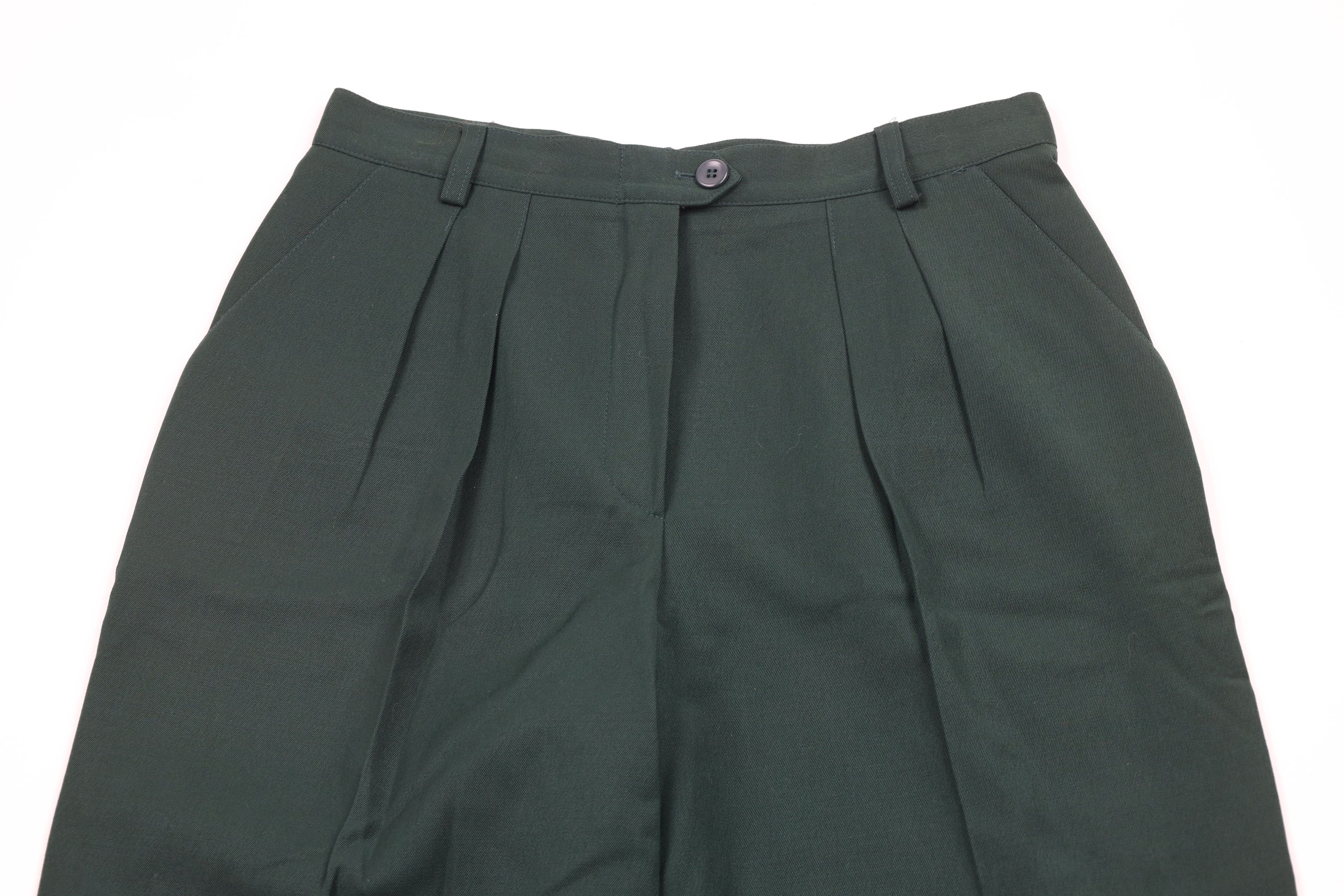 Escada × Vintage Vintage 70s 80s Escada Tapered Leg Chino Pants Green Size 42" / US 20 - 2 Thumbnail