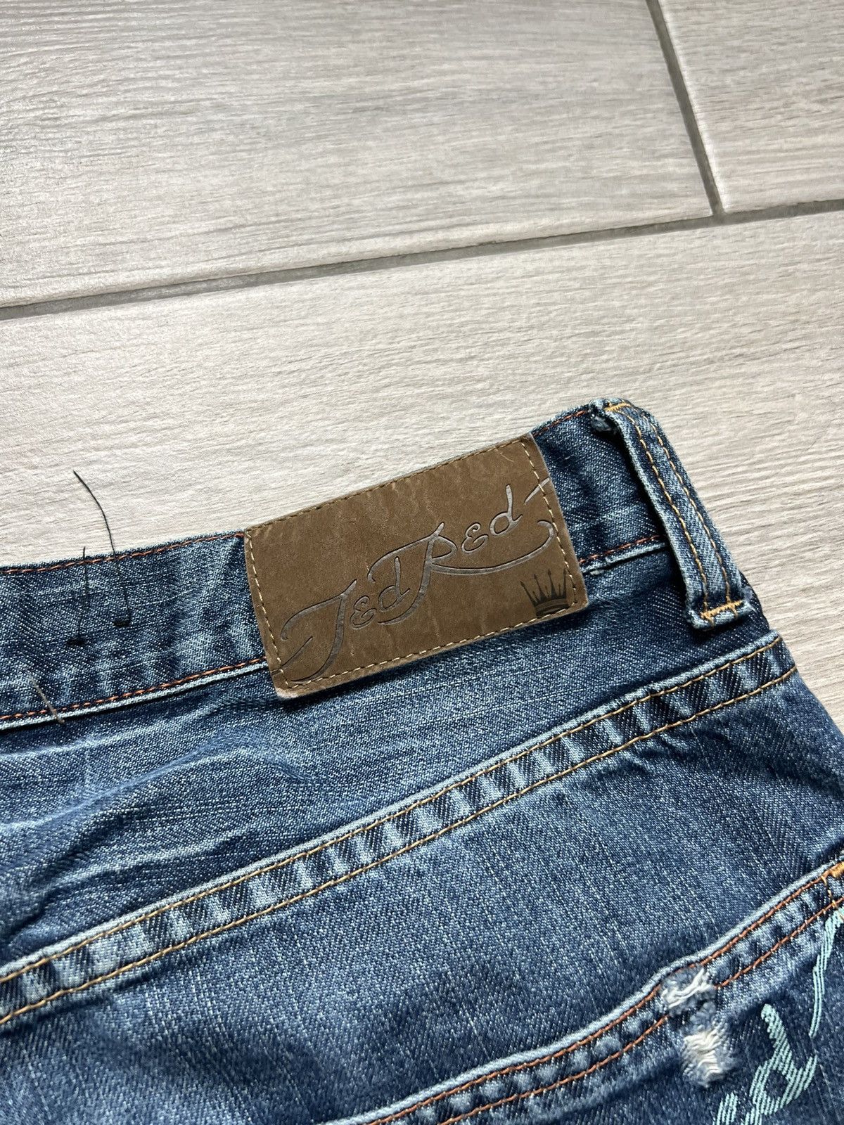 Ed Hardy Vintage Style Ed Hardy Jeans Pants Y2K Avangarde Size US 34 / EU 50 - 8 Thumbnail