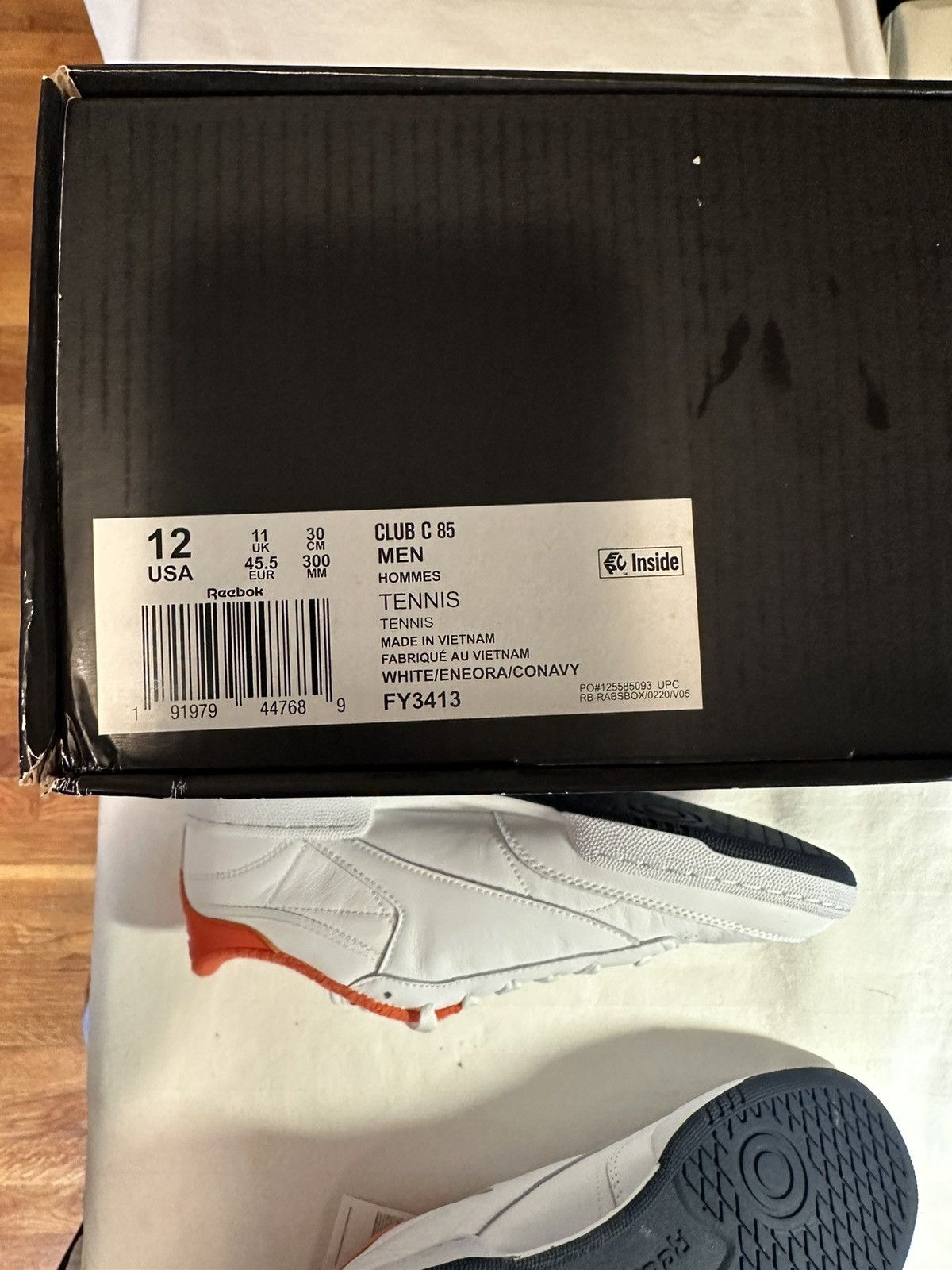 Eric Emanuel × Reebok Eric Emanuel Reebok Club C exclusive orange Size US 12 / EU 45 - 6 Thumbnail