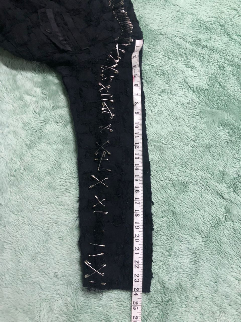 Japanese Brand AZUMA ANTI CRAFT PATCHWORK DESIGN CUSTOM PIN GOTHIC STYLE Size US M / EU 48-50 / 2 - 18 Thumbnail