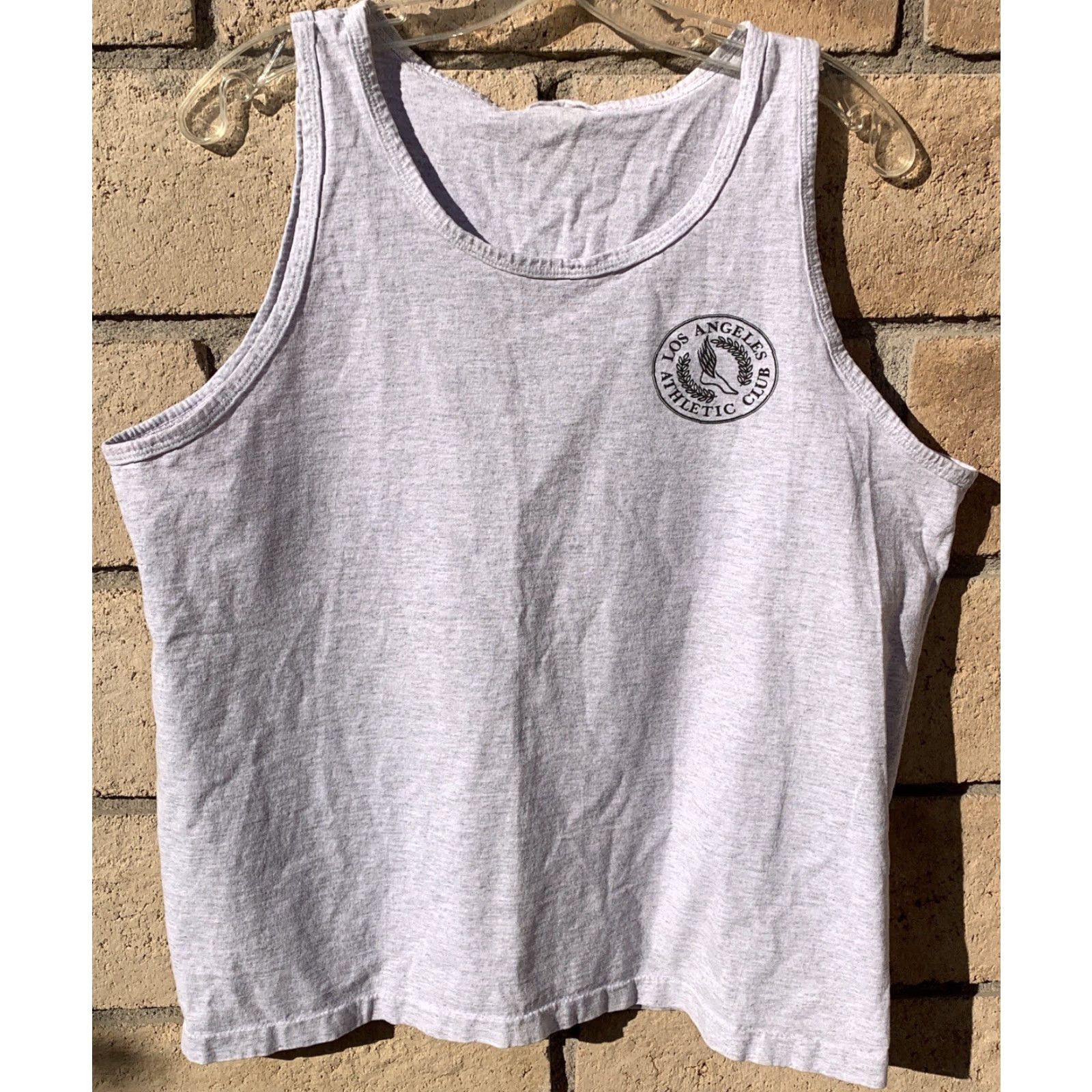 Vintage VINTAGE Los Angeles Athletic Club Tank Top Single Stitch Hem Size L Shirt Men Gray Cotton Jersey Graphic Print Logo Athletic California 90s? Size US L / EU 52-54 / 3 - 2 Thumbnail
