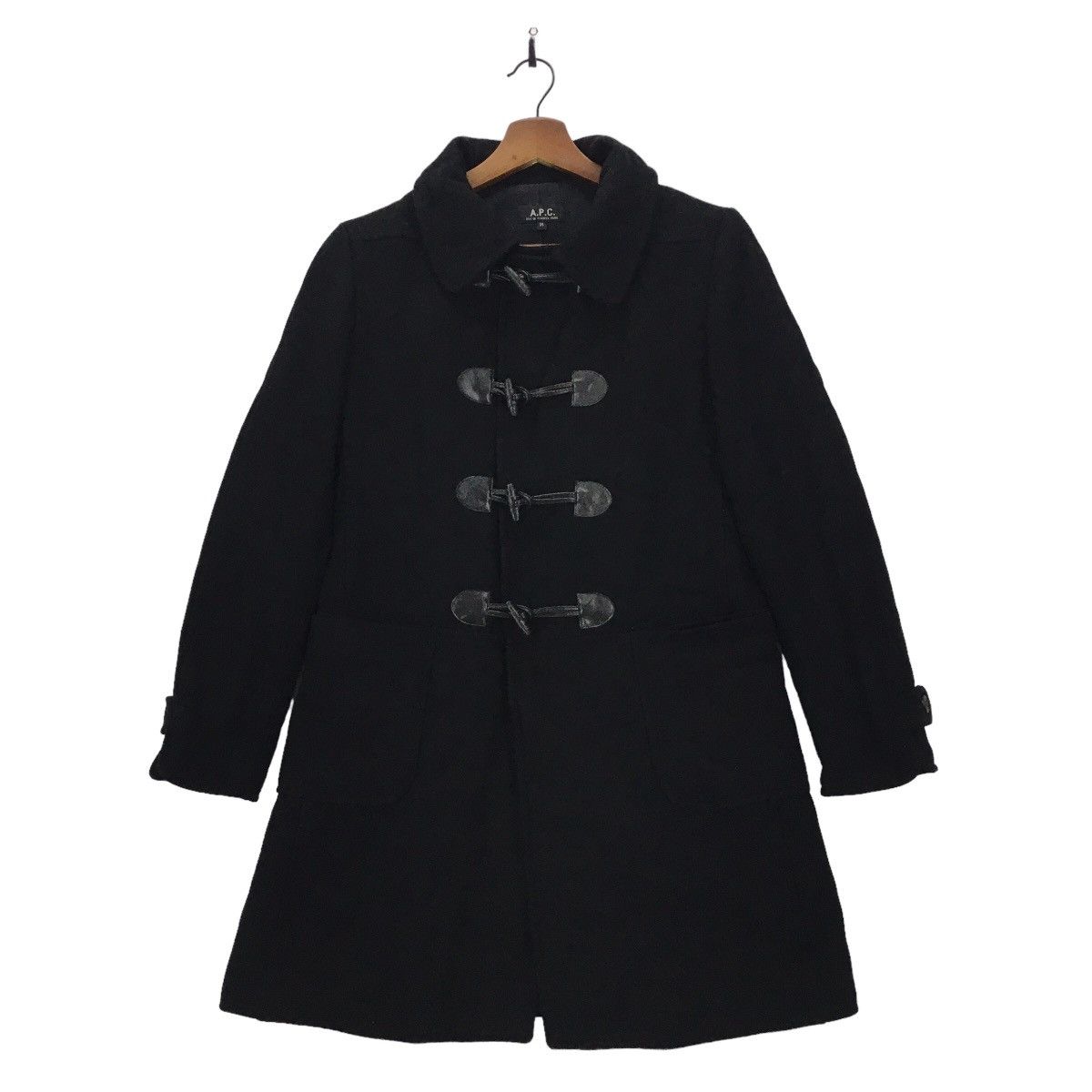 A.P.C. A.P.C Wool Duffle Coat Size XS / US 0-2 / IT 36-38 - 1 Thumbnail
