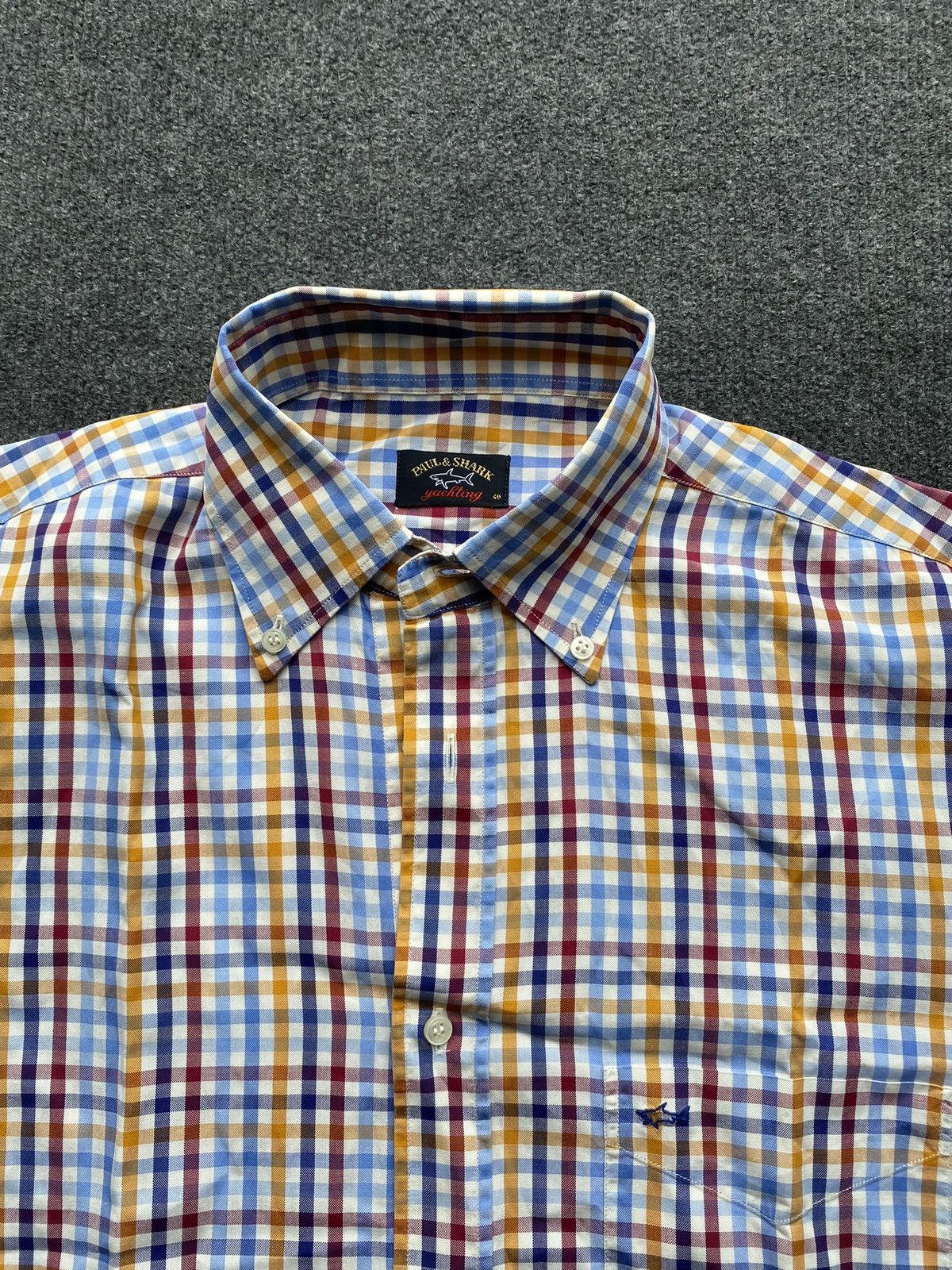 Paul & Shark 🔥Paul Shark Designer Luxury M size shirt button up Size US M / EU 48-50 / 2 - 14 Thumbnail