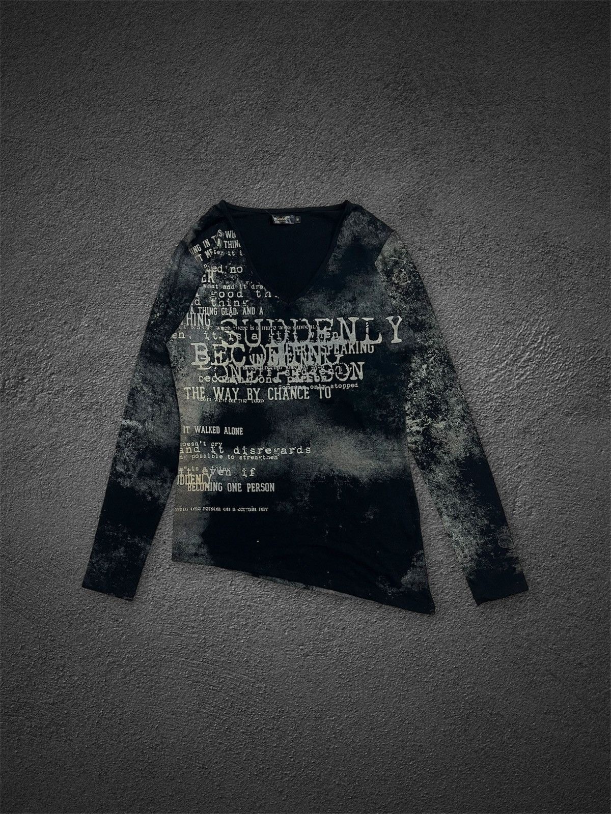 Japanese Brand asymmetrical punk extreme design longsleeve Size US S / EU 44-46 / 1 - 1 Thumbnail