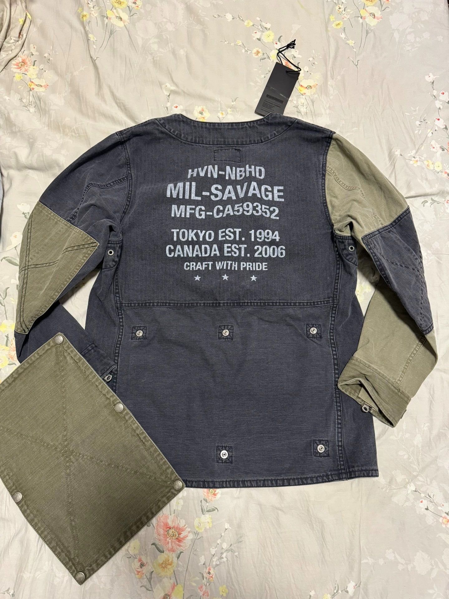 Neighborhood Neighborhood x Haven 17aw M65 4Pocket Jacket Black/Green M Size US M / EU 48-50 / 2 - 3 Thumbnail