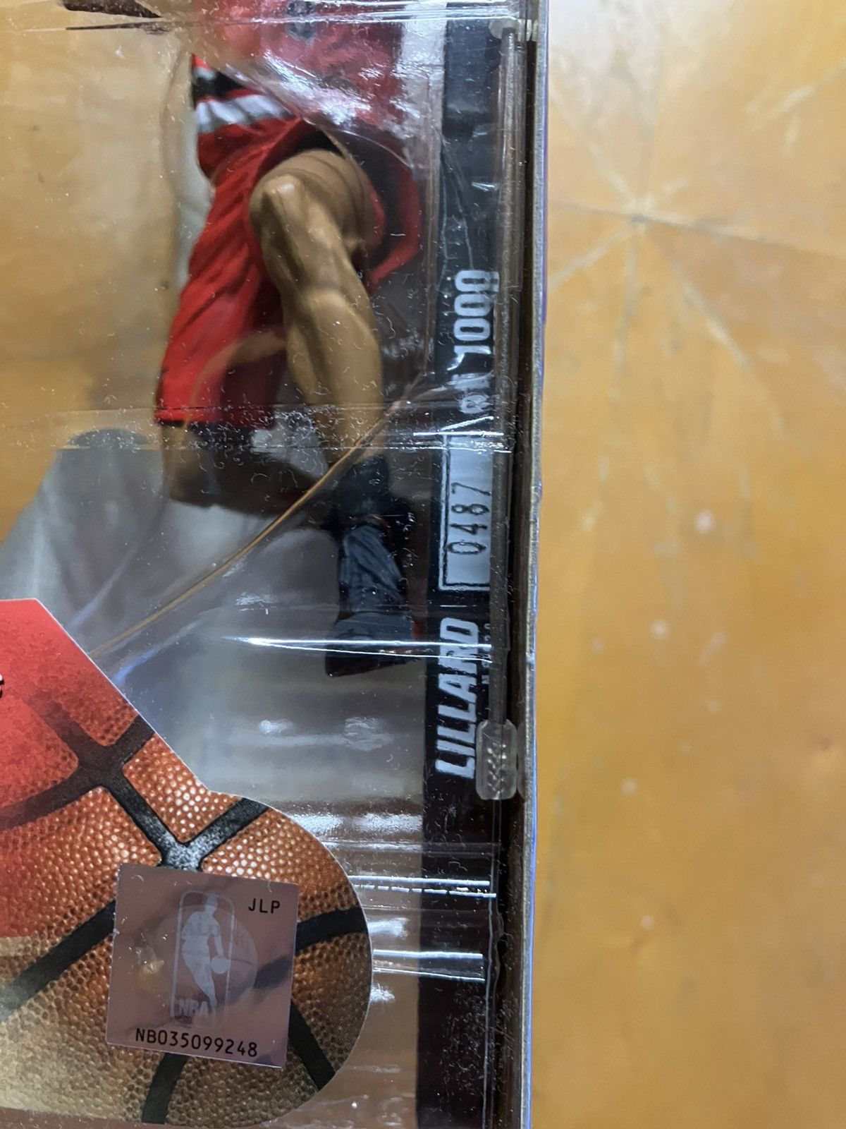 NBA McFarlane NBA 30 Damian Lillard Red Jersey Chase #487/1000 Size ONE SIZE - 2 Thumbnail