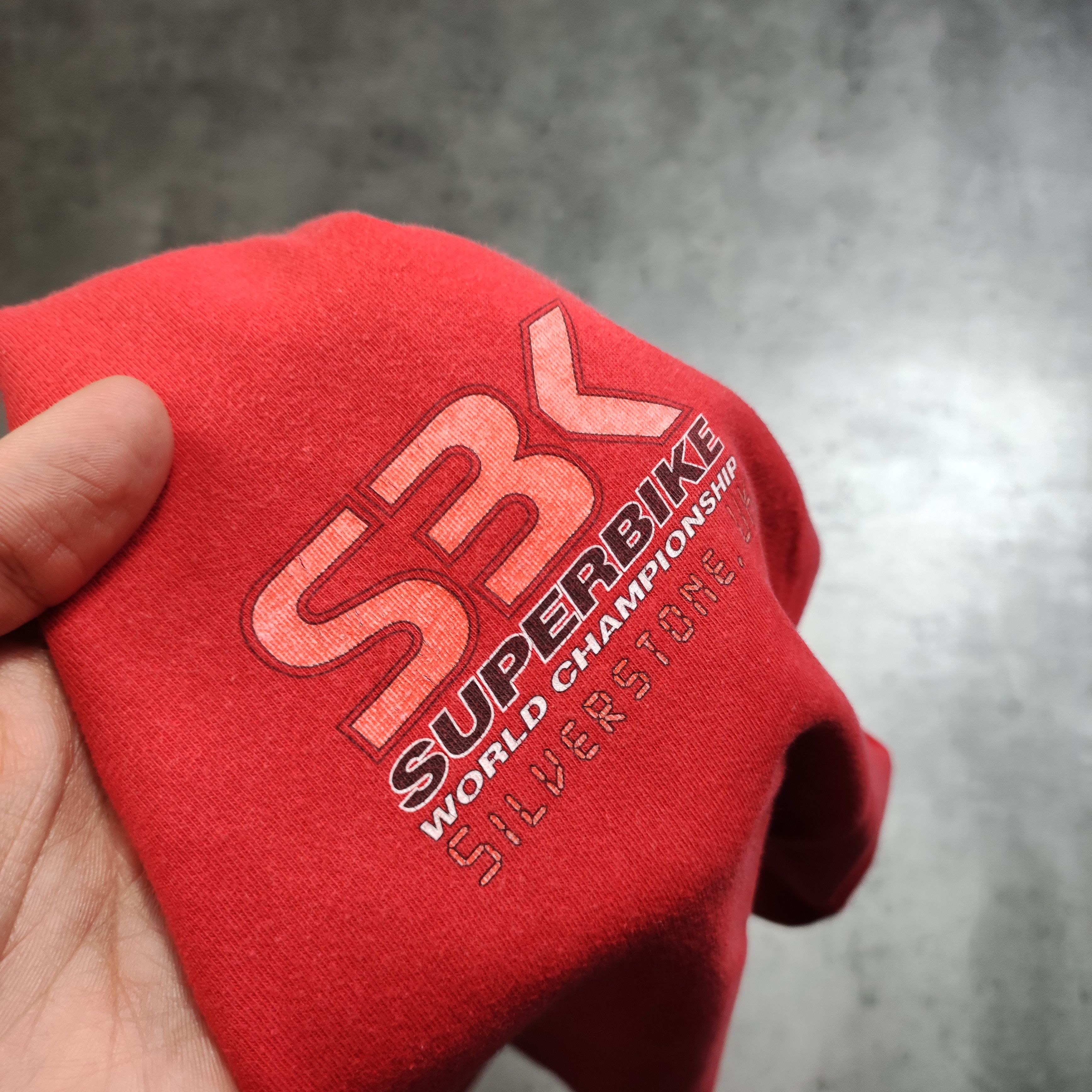 Vintage RARE OG 2002 Superbike Motorsport Silverstone Race Tee Size US L / EU 52-54 / 3 - 6 Thumbnail