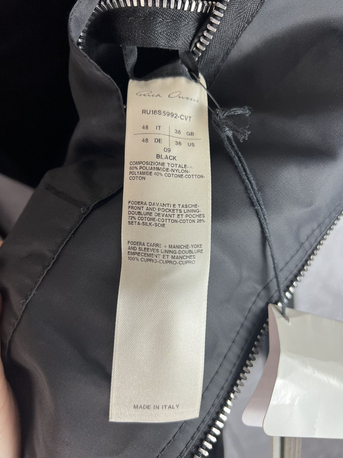 Rick Owens Rick Owens 18 S/S DIRT NYLON COAT 48 NWT Size US M / EU 48-50 / 2 - 4 Thumbnail