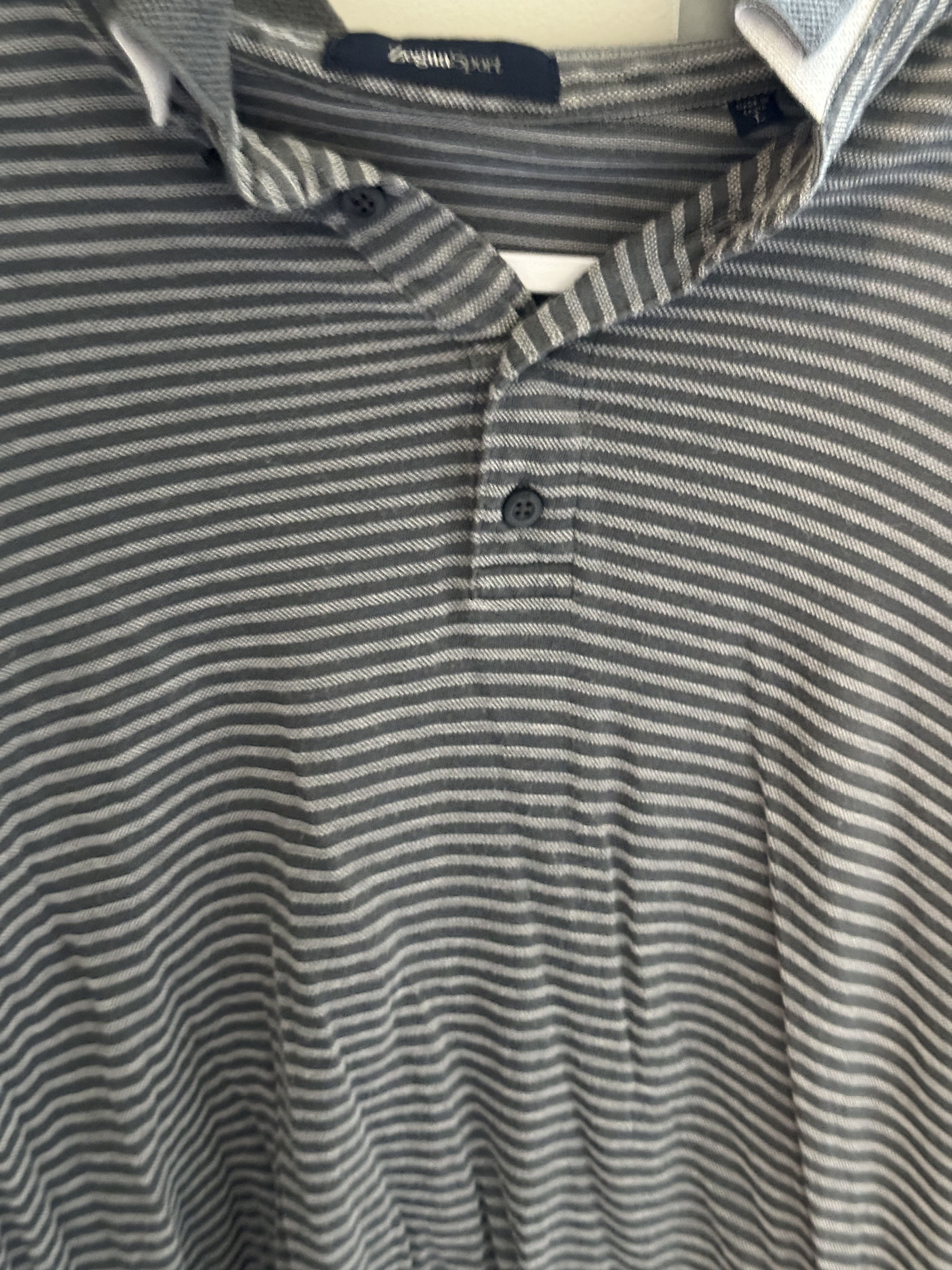 Ermenegildo Zegna Zegna Sports Men's Stripped Long Sleeve Shirt Size US L / EU 52-54 / 3 - 2 Thumbnail