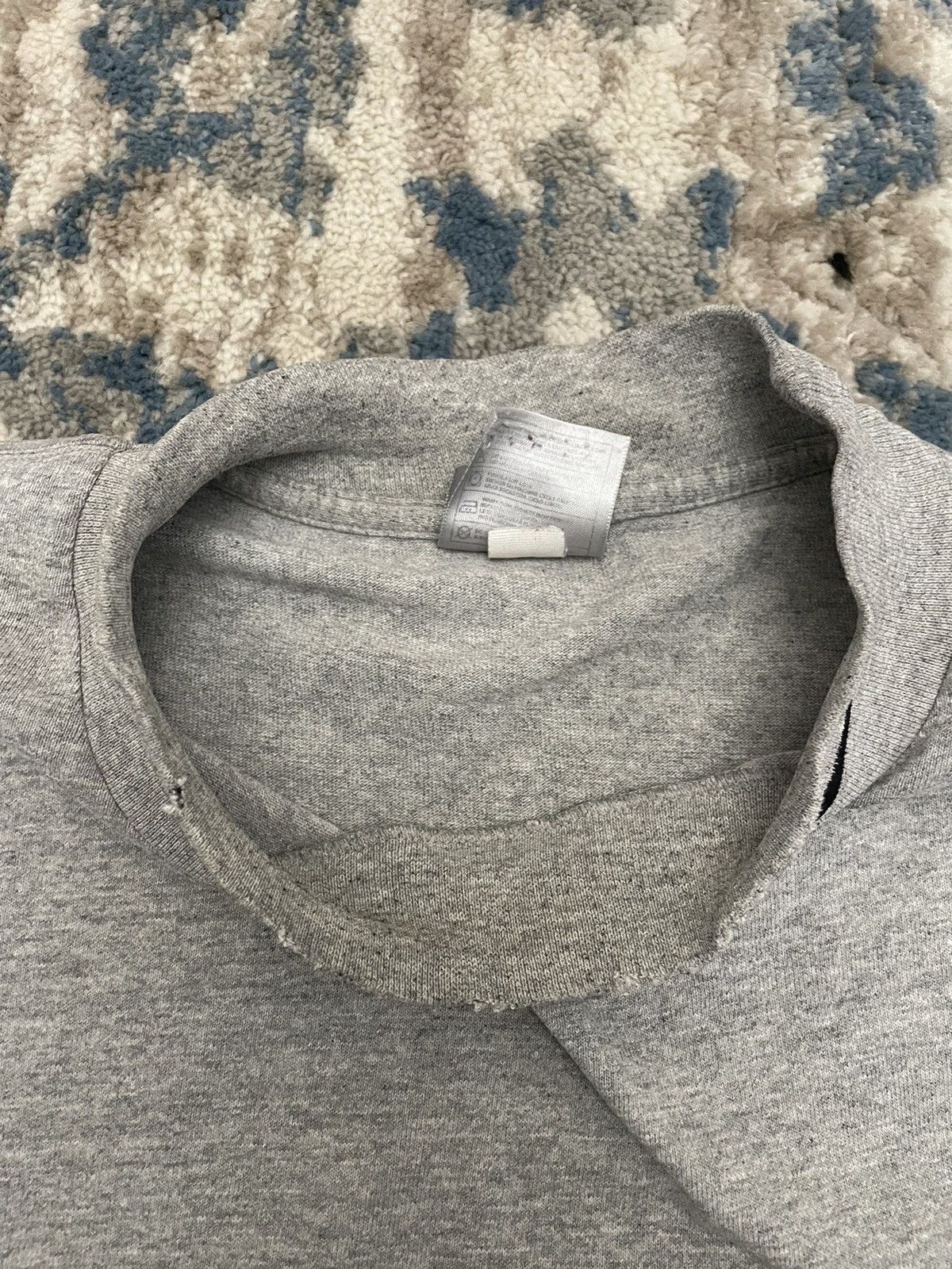 Nike × Supreme Vintage Y2K Nike Grey Swoosh Tee Shirt Size US L / EU 52-54 / 3 - 4 Thumbnail
