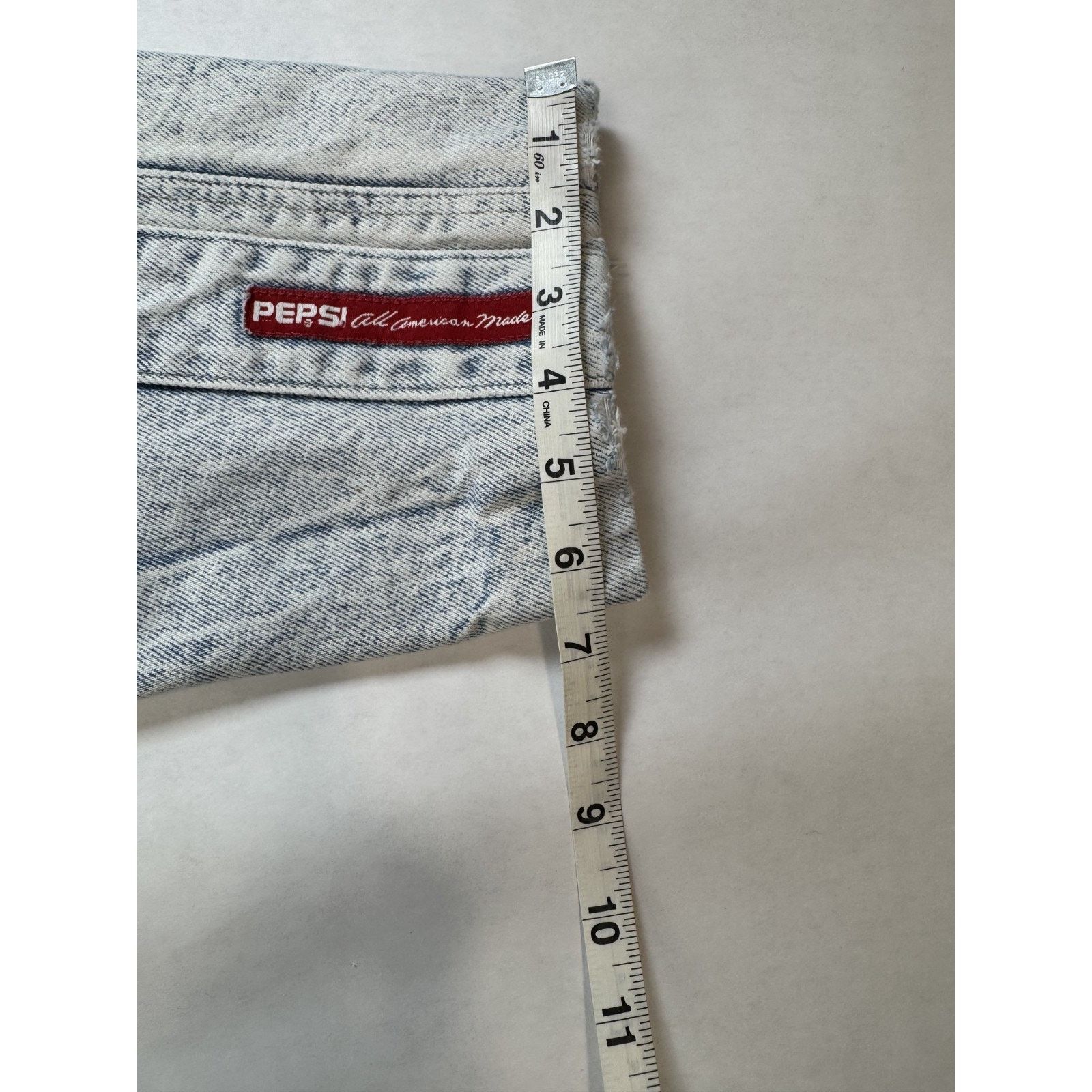 Pepsi Vintage 80s Pepsi University Acid Wash Jeans Halloween 27*28 Size 27" / US 4 / IT 40 - 8 Thumbnail