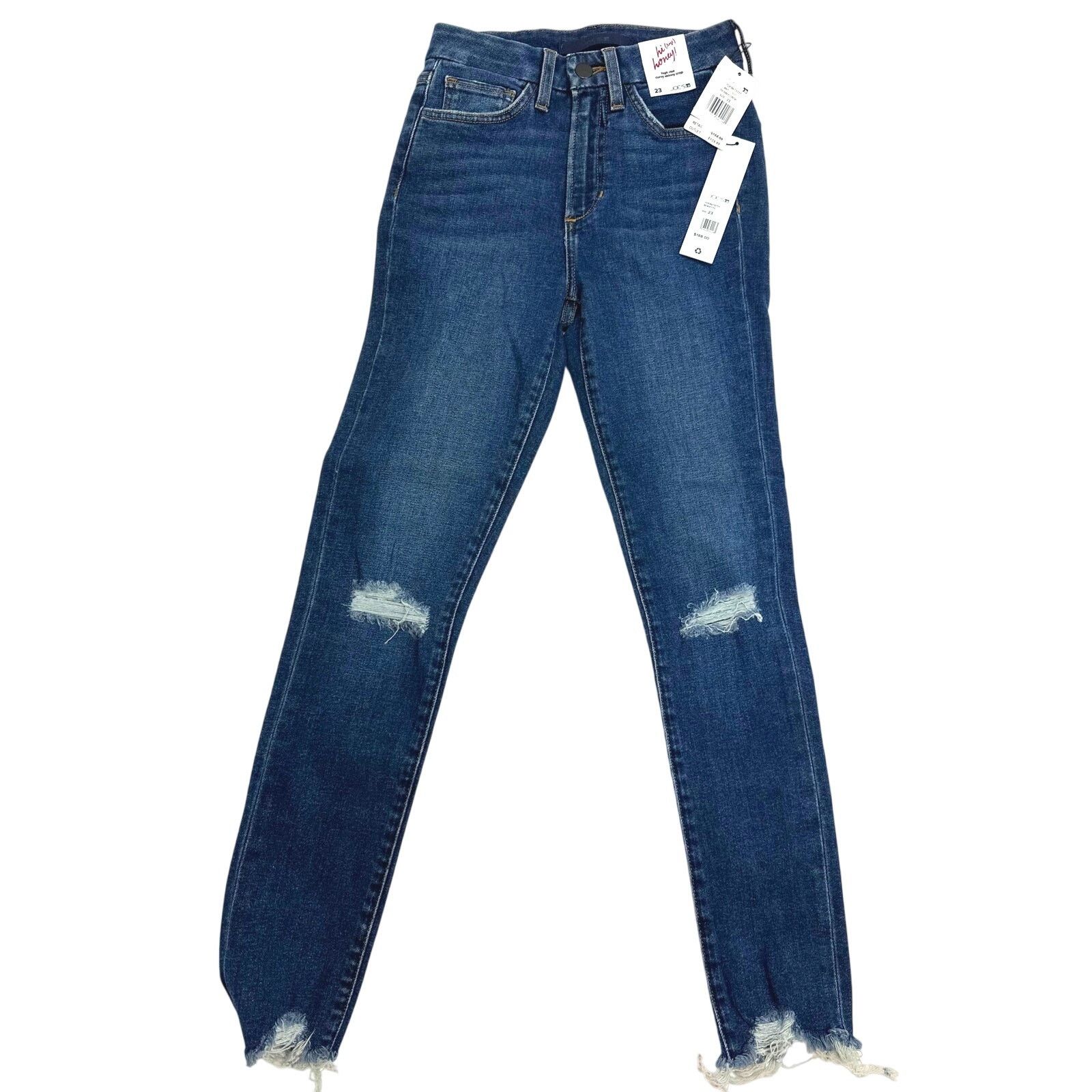 Joe's Joes Jeans The Honey Hi Rise Curvy Skinny Crop Boketto 23 Size 23" - 5 Thumbnail
