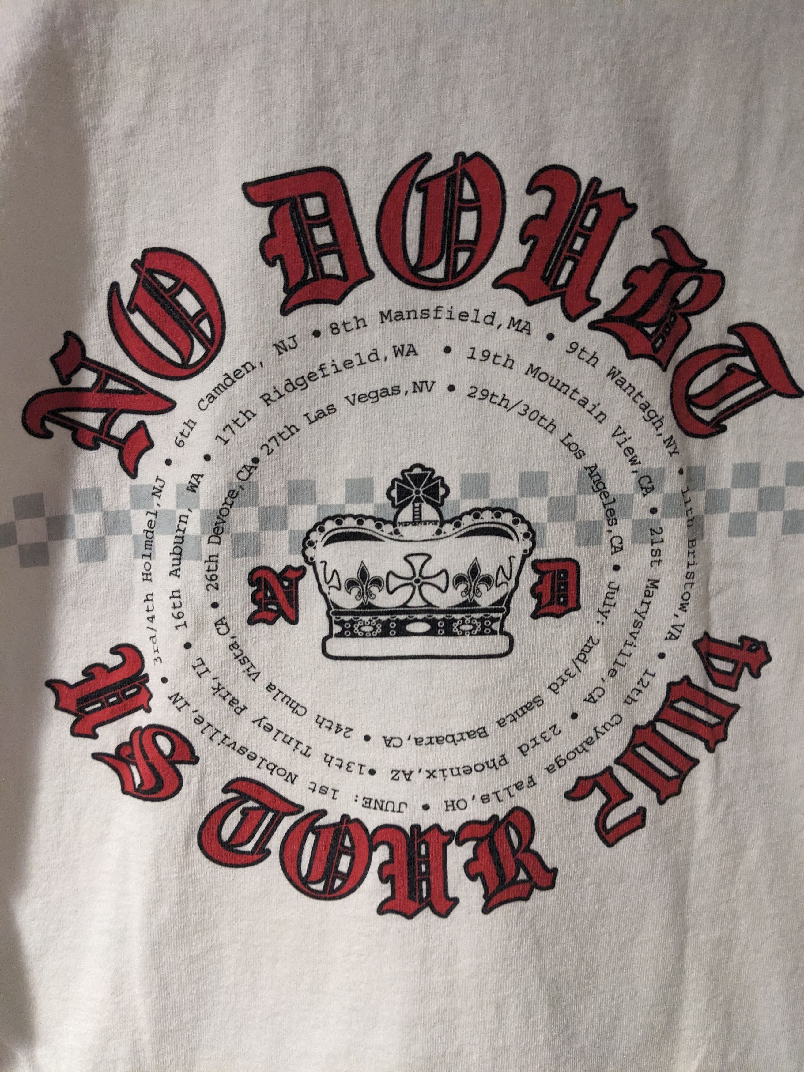 NO DOUBT US TOUR 2004 Tシャツ NO DOUBT US TOUR 2004 Tシャツ