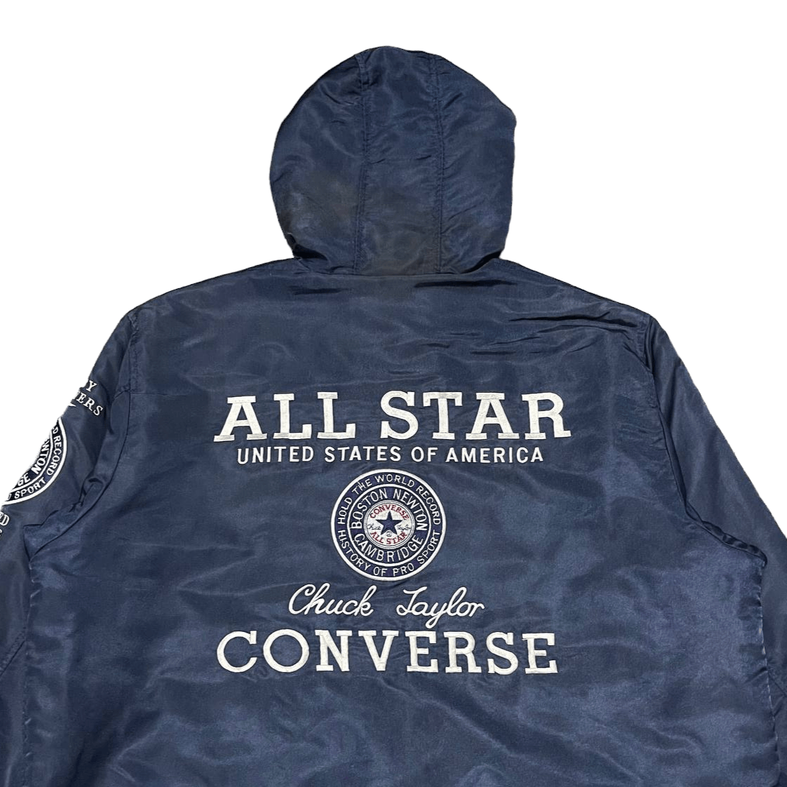 Converse Vintage Converse Chuck Taylor Coach Jacket Sherpa Lining Size US M / EU 48-50 / 2 - 2 Thumbnail