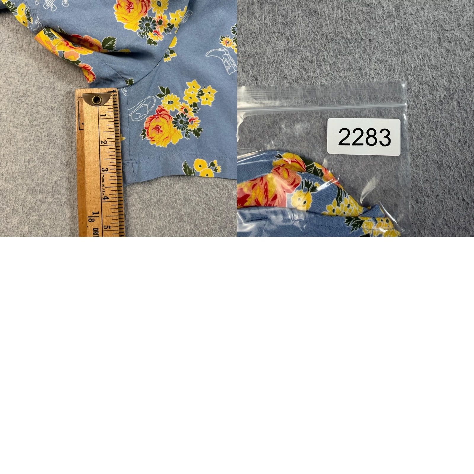 Vintage ModCloth Romper Womens 1X Blue Floral Western Button Front Sleeveless Boho Comfy Size 40" / US 18 - 9 Thumbnail