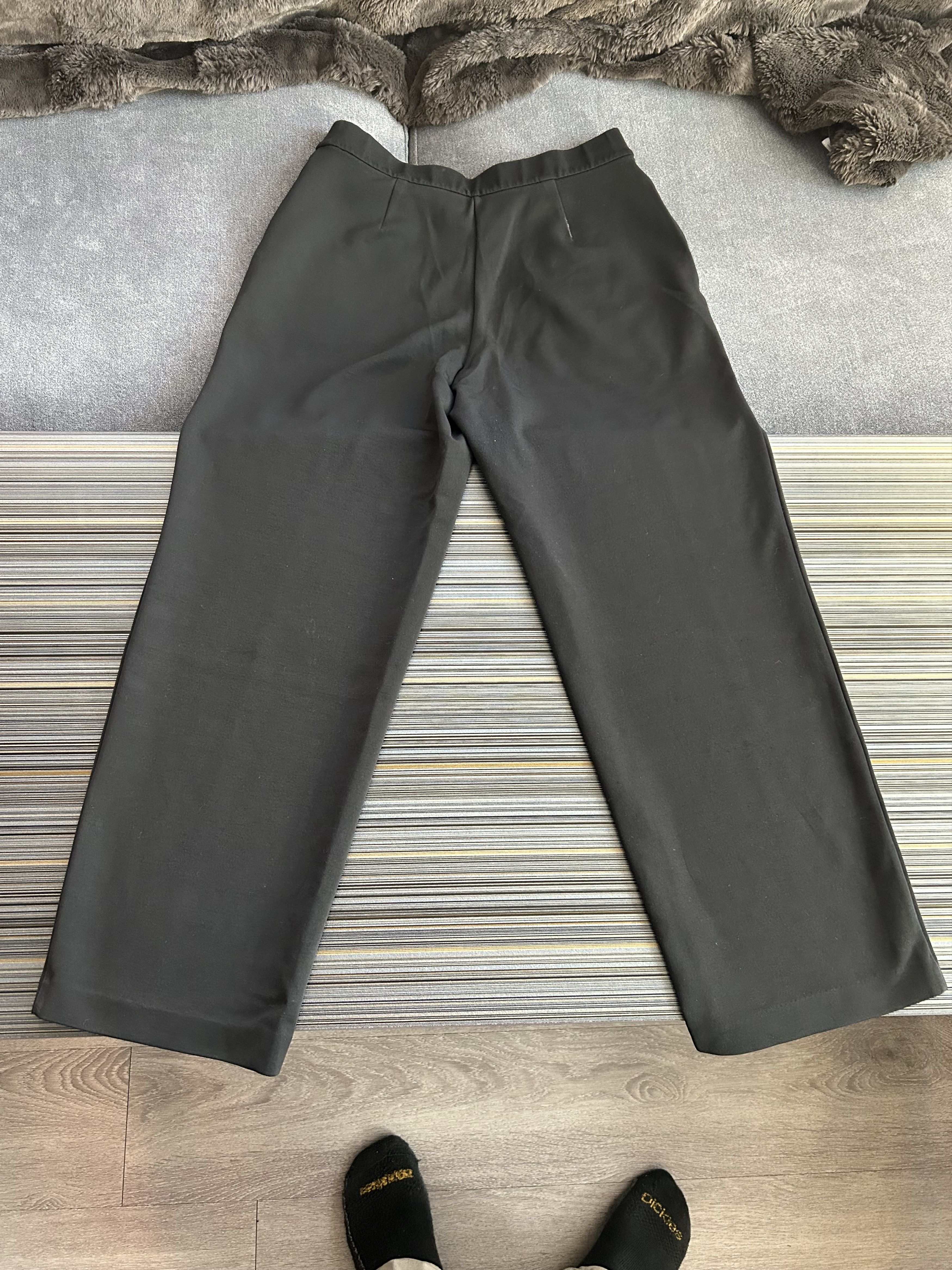 Uniqlo Uniqlo Easy Wide Straight Pants Dark grey Size 35" - 1 Thumbnail