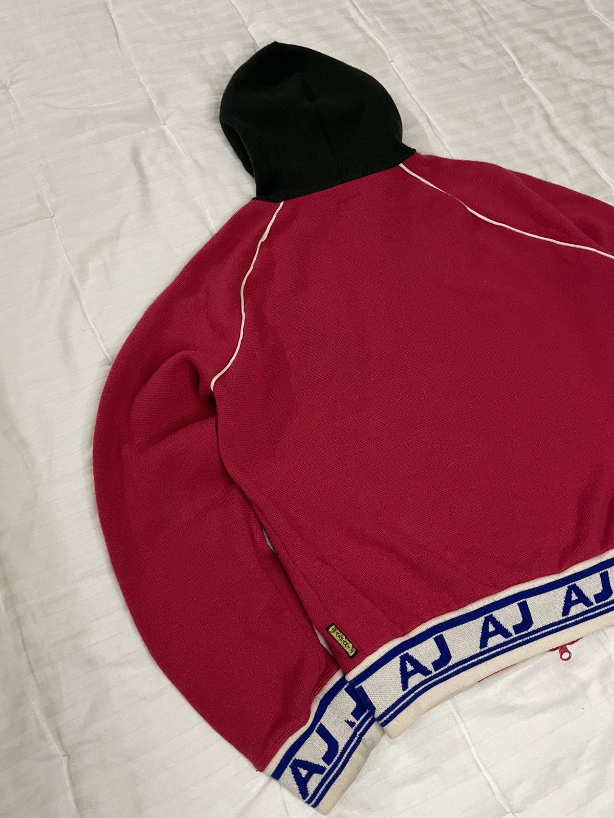 Armani Vintage Rare Archive Armani Jeans Knighted Zip Hoodie Size US L / EU 52-54 / 3 - 10 Thumbnail