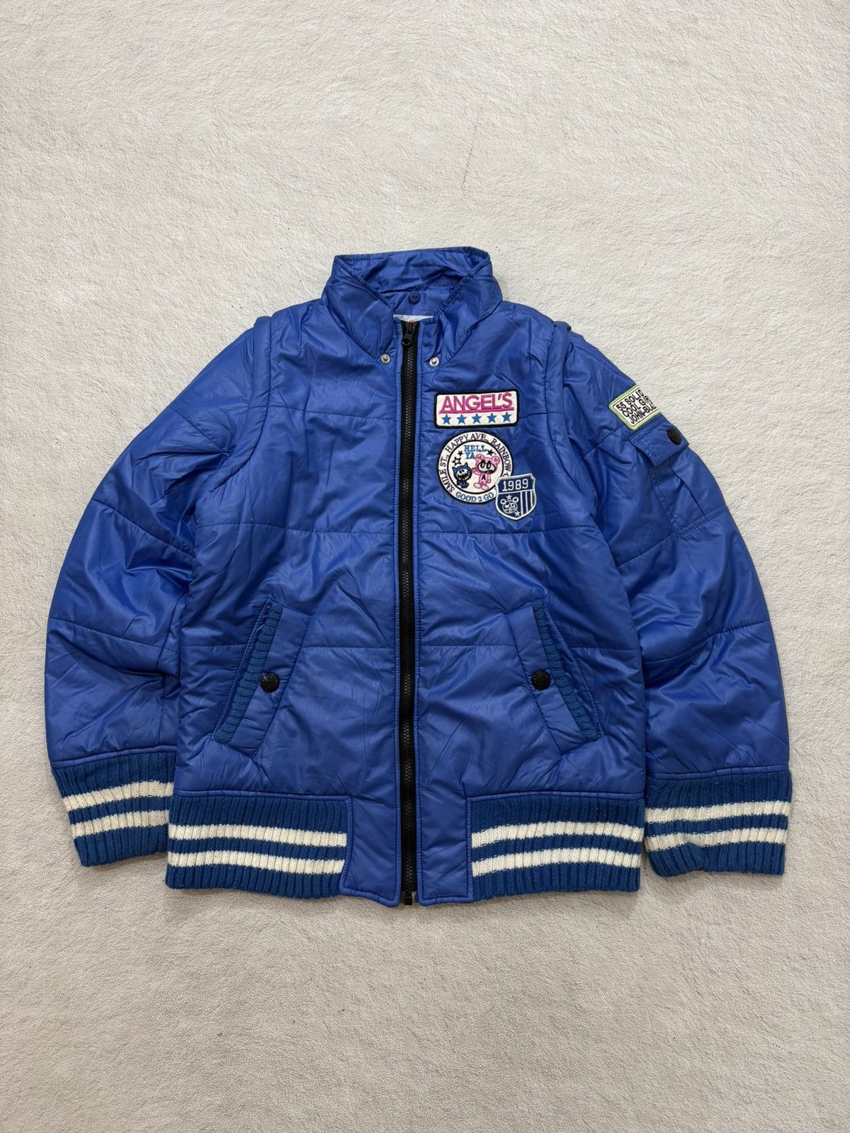 Comme des Garcons 2000s Angel blue puffer jacket beauty beast style Size US S / EU 44-46 / 1 - 2 Thumbnail