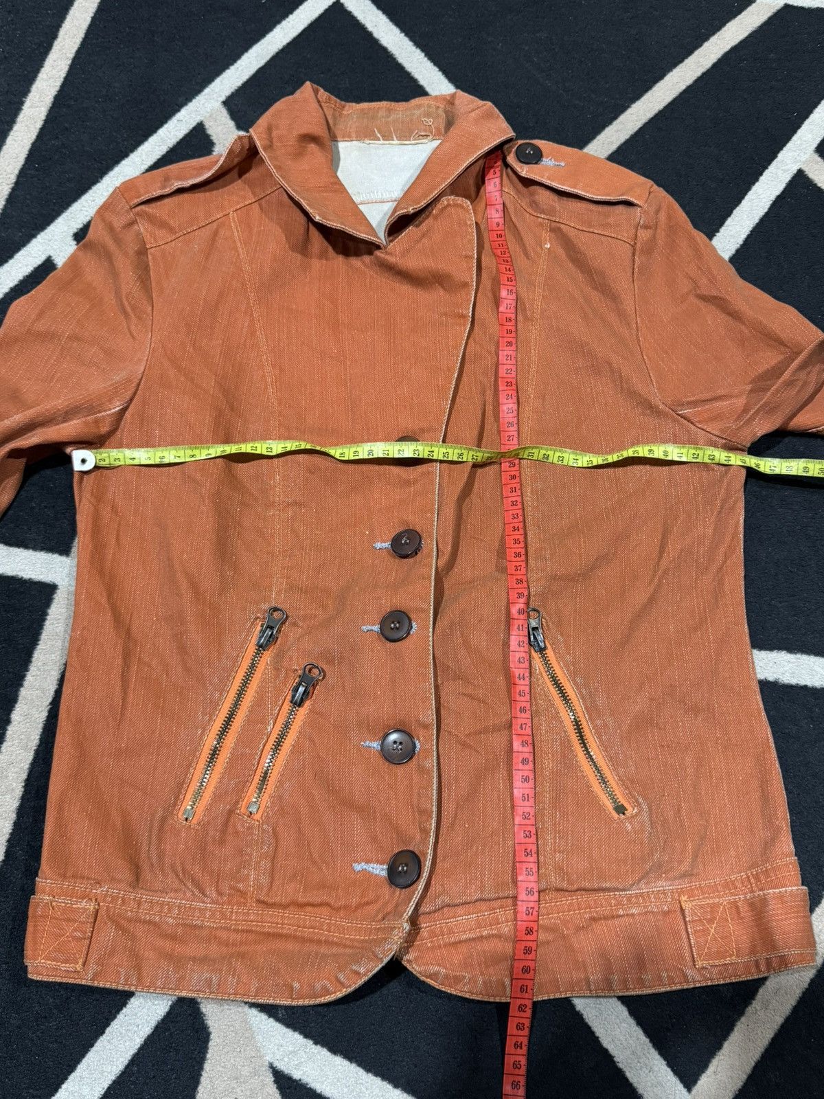 14th Addiction Waxed Archived 1996 Vintage Jacket Blazer Zipper Size US S / EU 44-46 / 1 - 7 Thumbnail