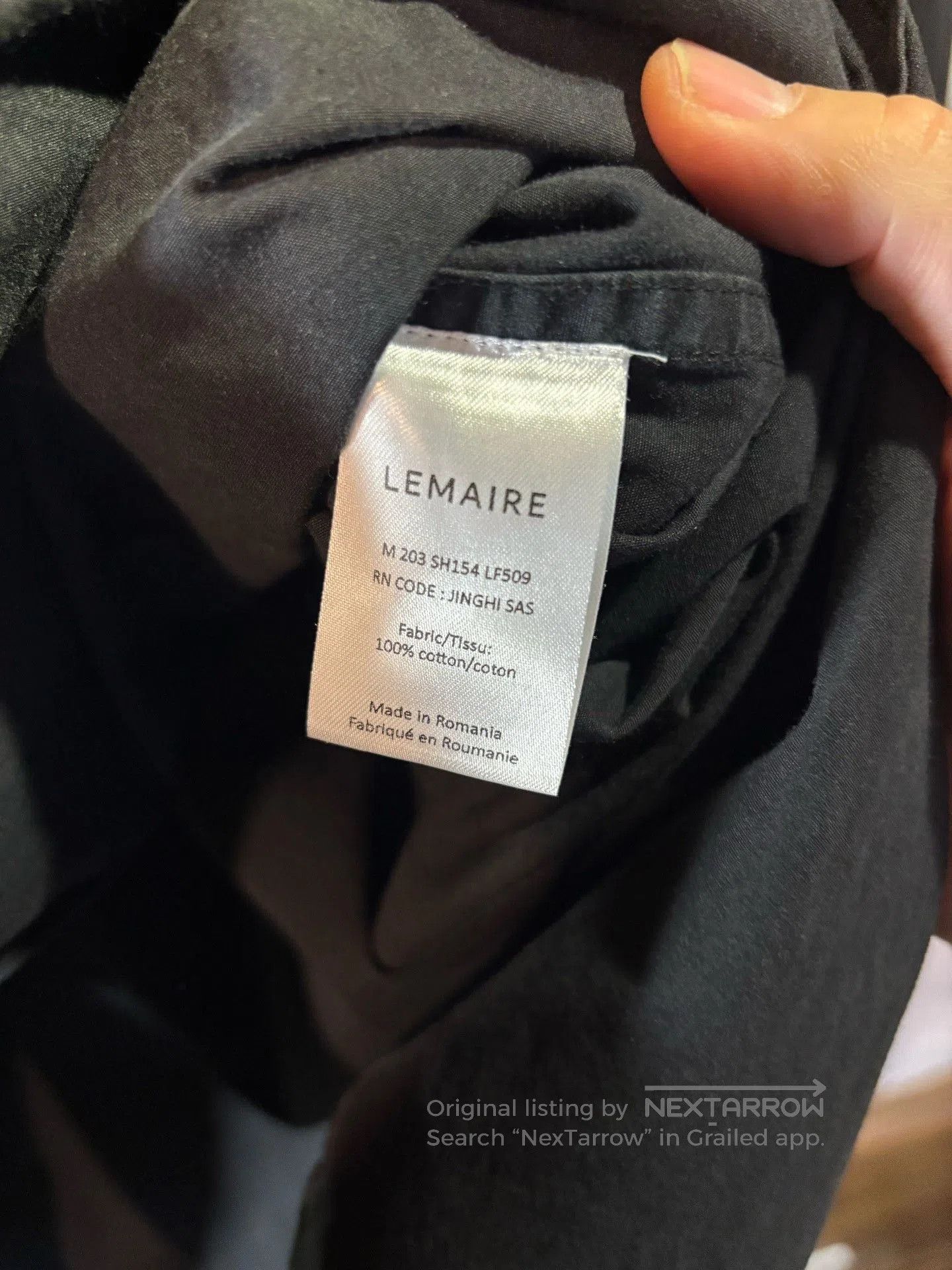 Lemaire Lemaire Distressed Long Shirt. Size US M / EU 48-50 / 2 - 6 Thumbnail
