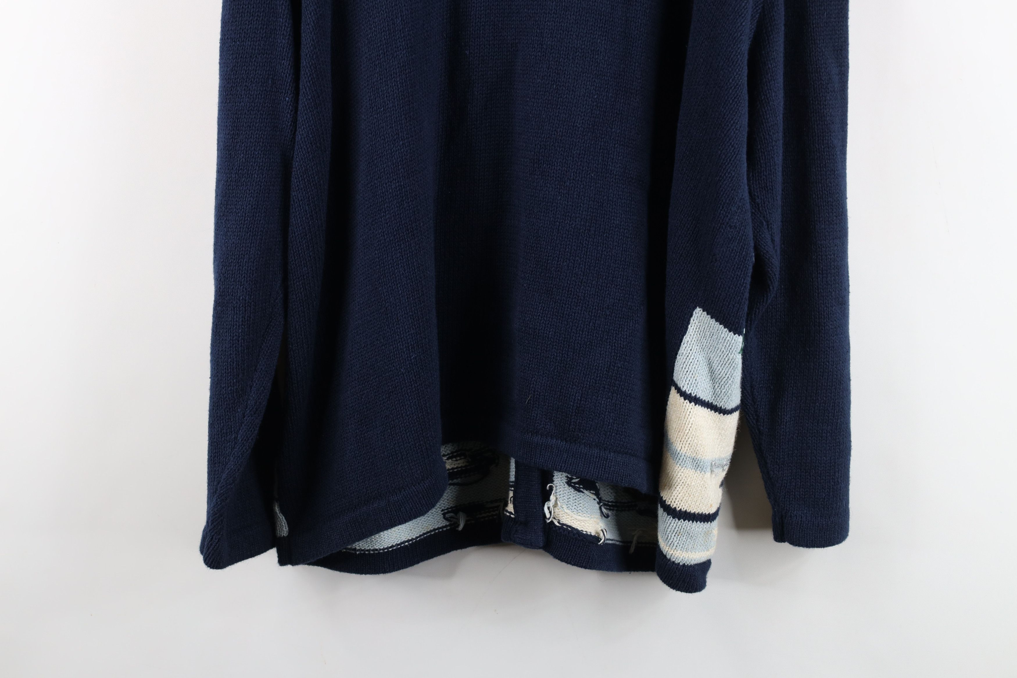Vintage Vintage 90s Streetwear Bear All Over Print Cardigan Sweater Size XXL / US 16-18 / IT 52-54 - 14 Thumbnail