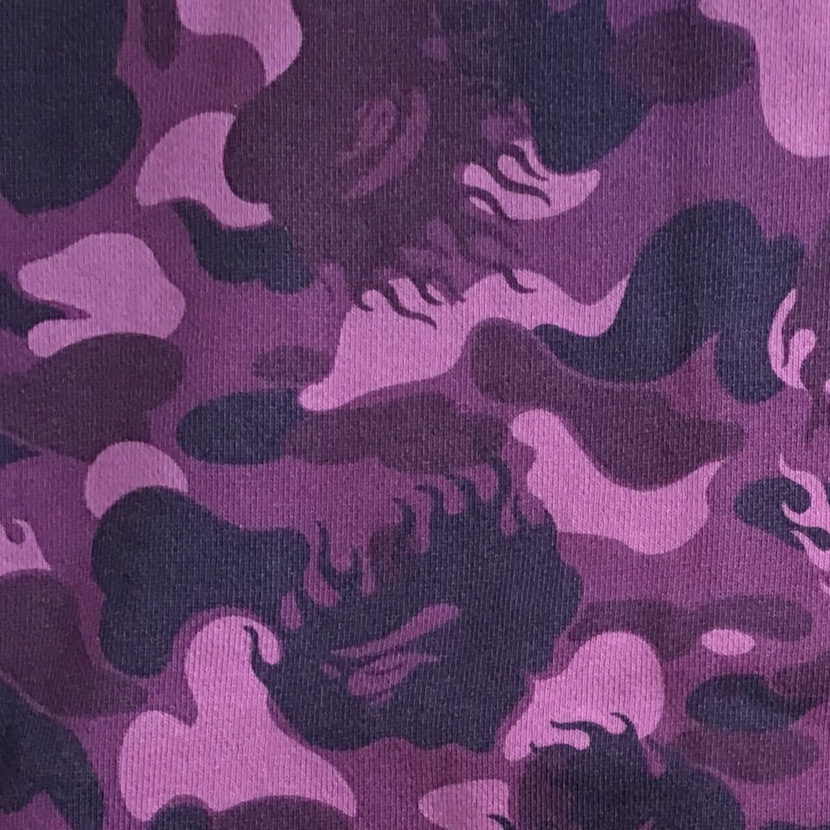 Bape × Nigo 🔥Mook limited🔥 BAPE Purple Fire camo shark full zip hoodie Size US S / EU 44-46 / 1 - 8 Thumbnail
