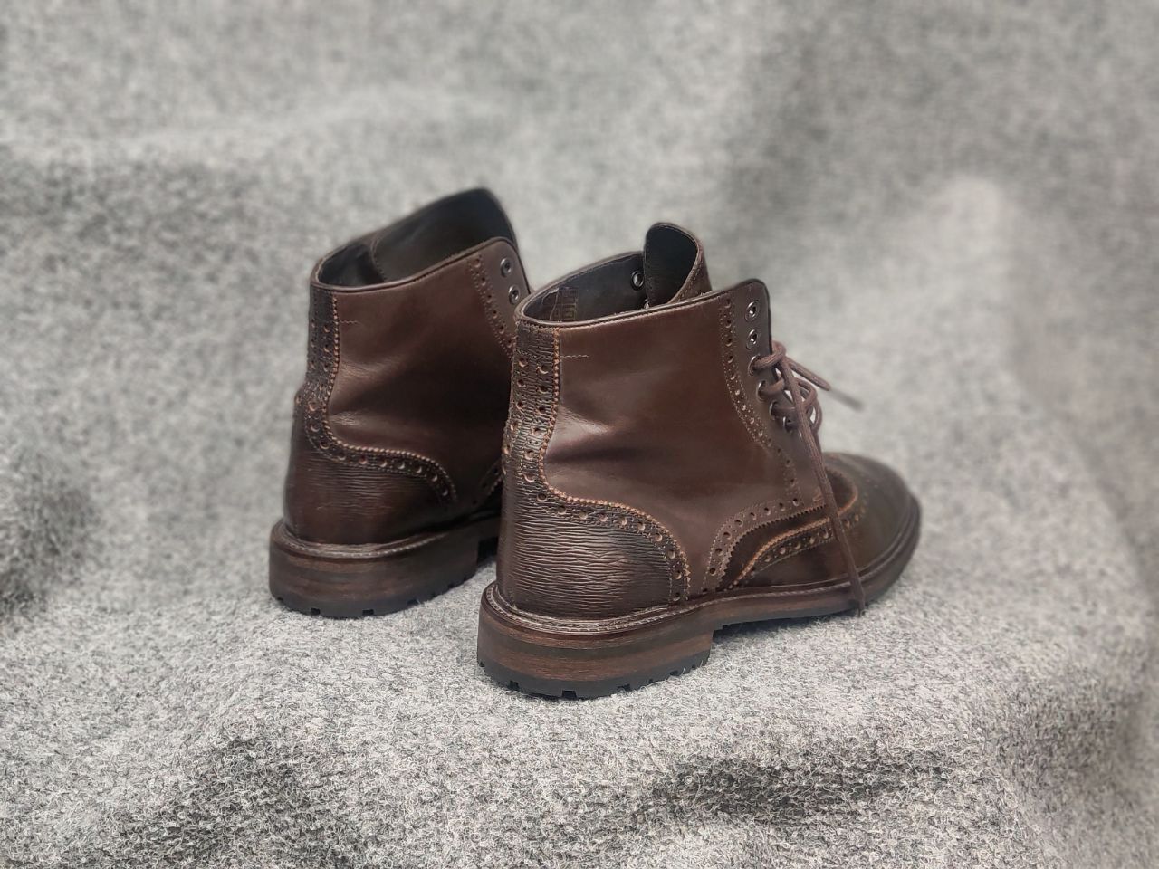 Hugo Boss Hugo Boss orange Handmade Brown Leather brogue Ankle Boots Size US 8 / EU 41 - 12 Thumbnail