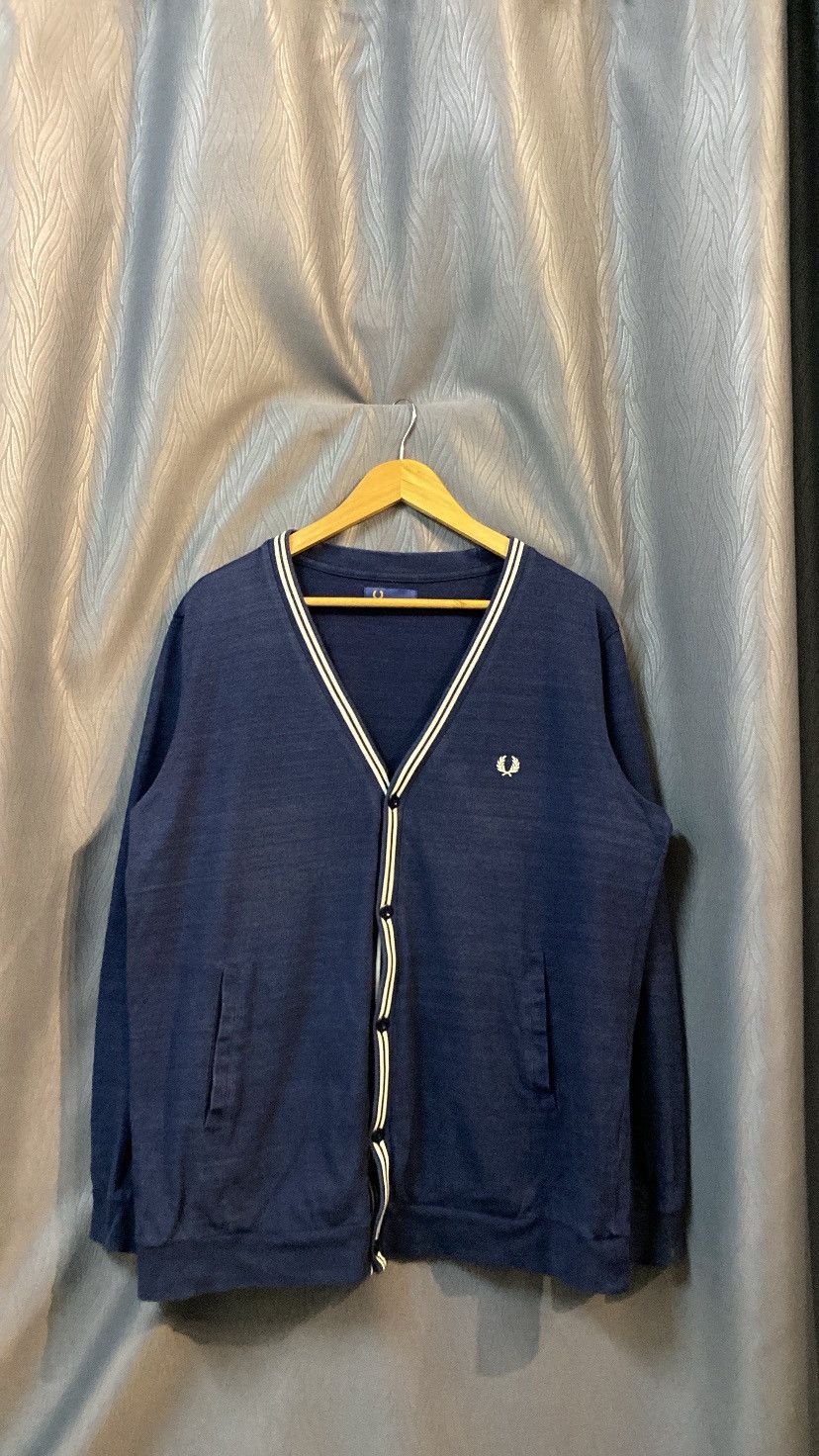 Designer × Fred Perry FRED PERRY CLASSIC CARDIGAN JAPAN LARGE Size US L / EU 52-54 / 3 - 1 Thumbnail