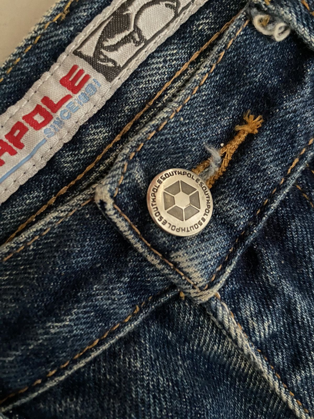 Southpole Y2K Southpole Carpenter Denim Baggy Wide Leg Jeans Size US 34 / EU 50 - 8 Thumbnail