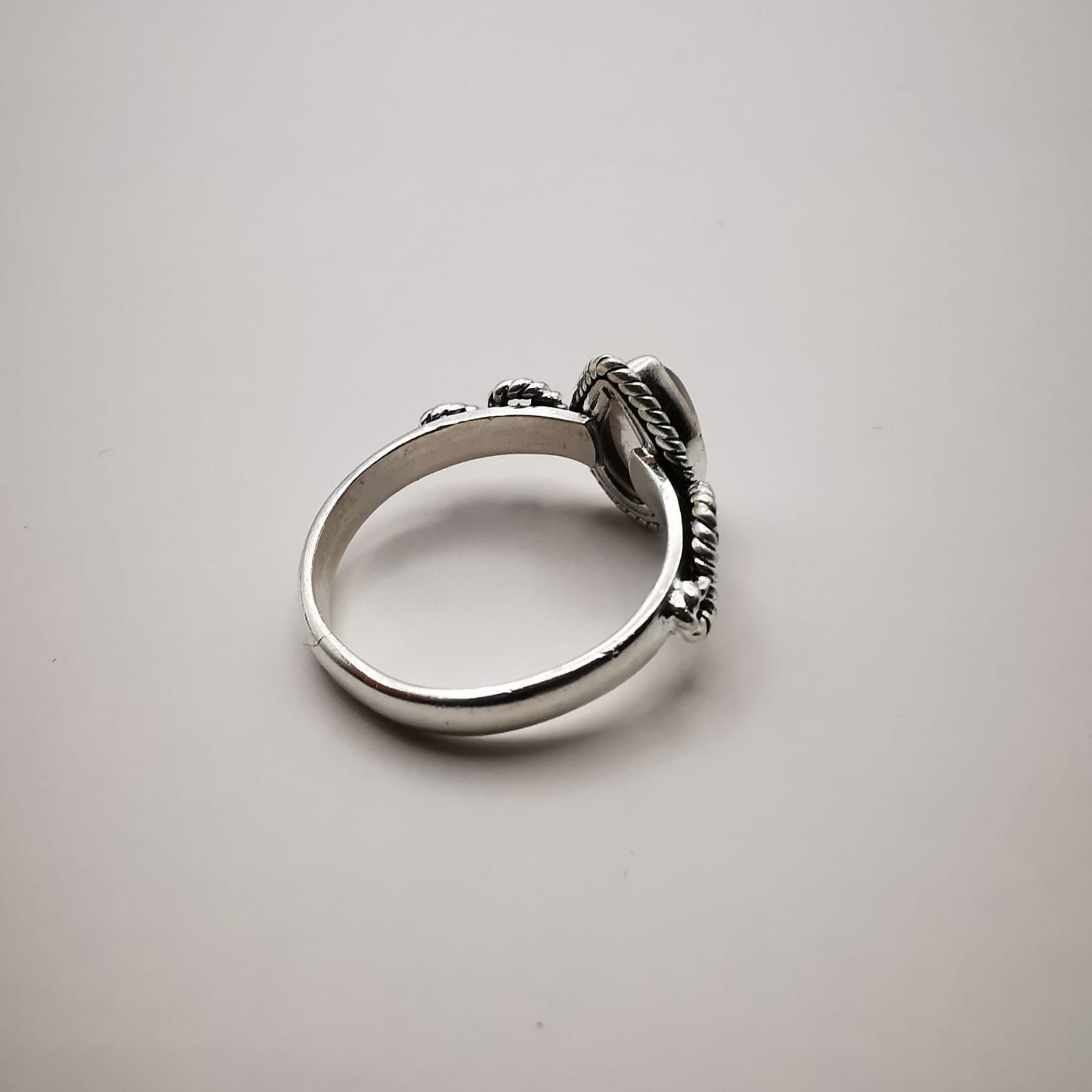 Sterling Silver × Vintage Vintage Women's Ring, 925 Sterling Silver Quartz size 7.5 Size ONE SIZE - 3 Thumbnail