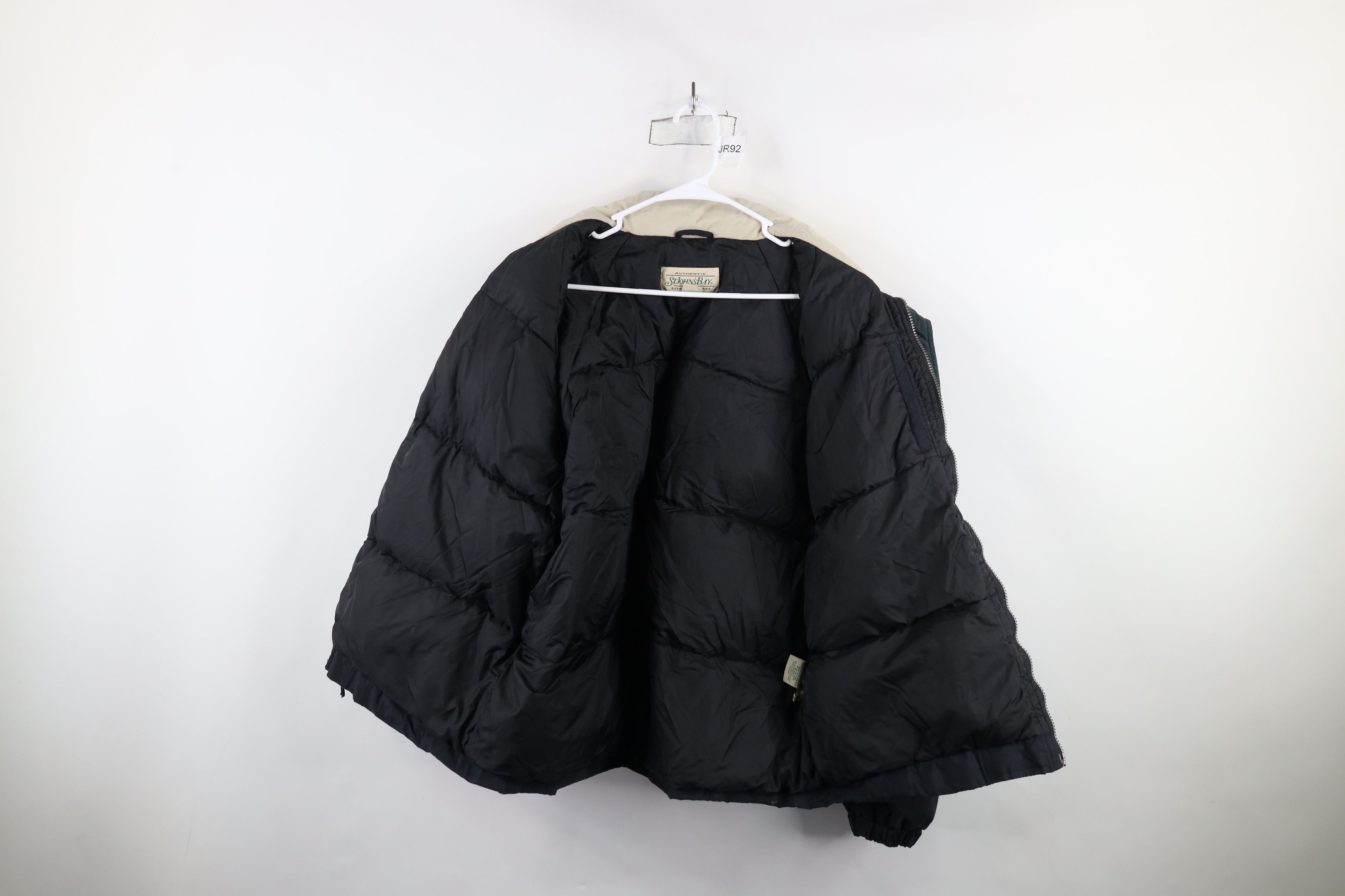Vintage Vintage 90s Streetwear Down Insulated Puffer Jacket Black Size US L / EU 52-54 / 3 - 8 Thumbnail