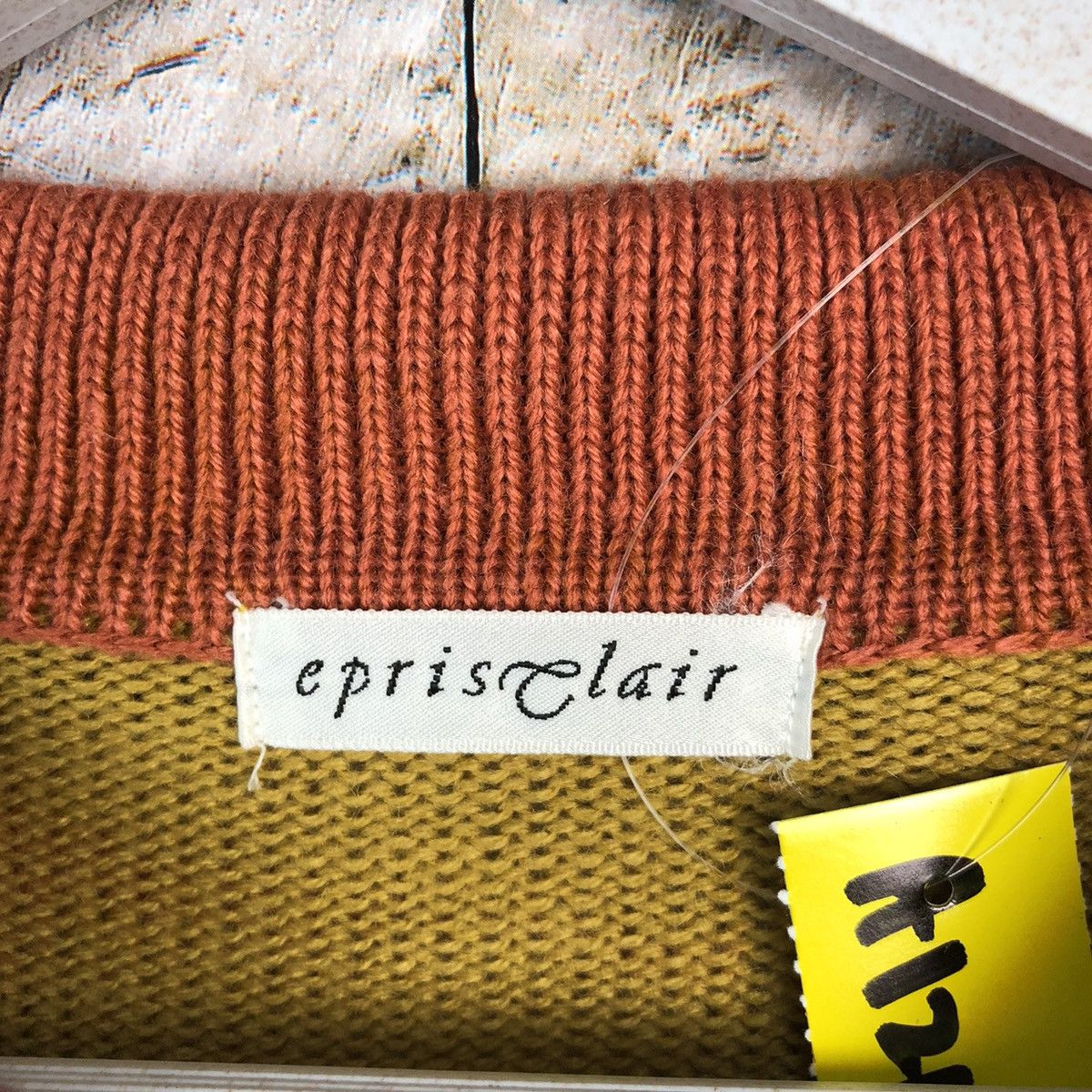 Vintage Epris Clair Brown navajo vintage sweatshirt Knitwear #A1215 Size US L / EU 52-54 / 3 - 9 Thumbnail