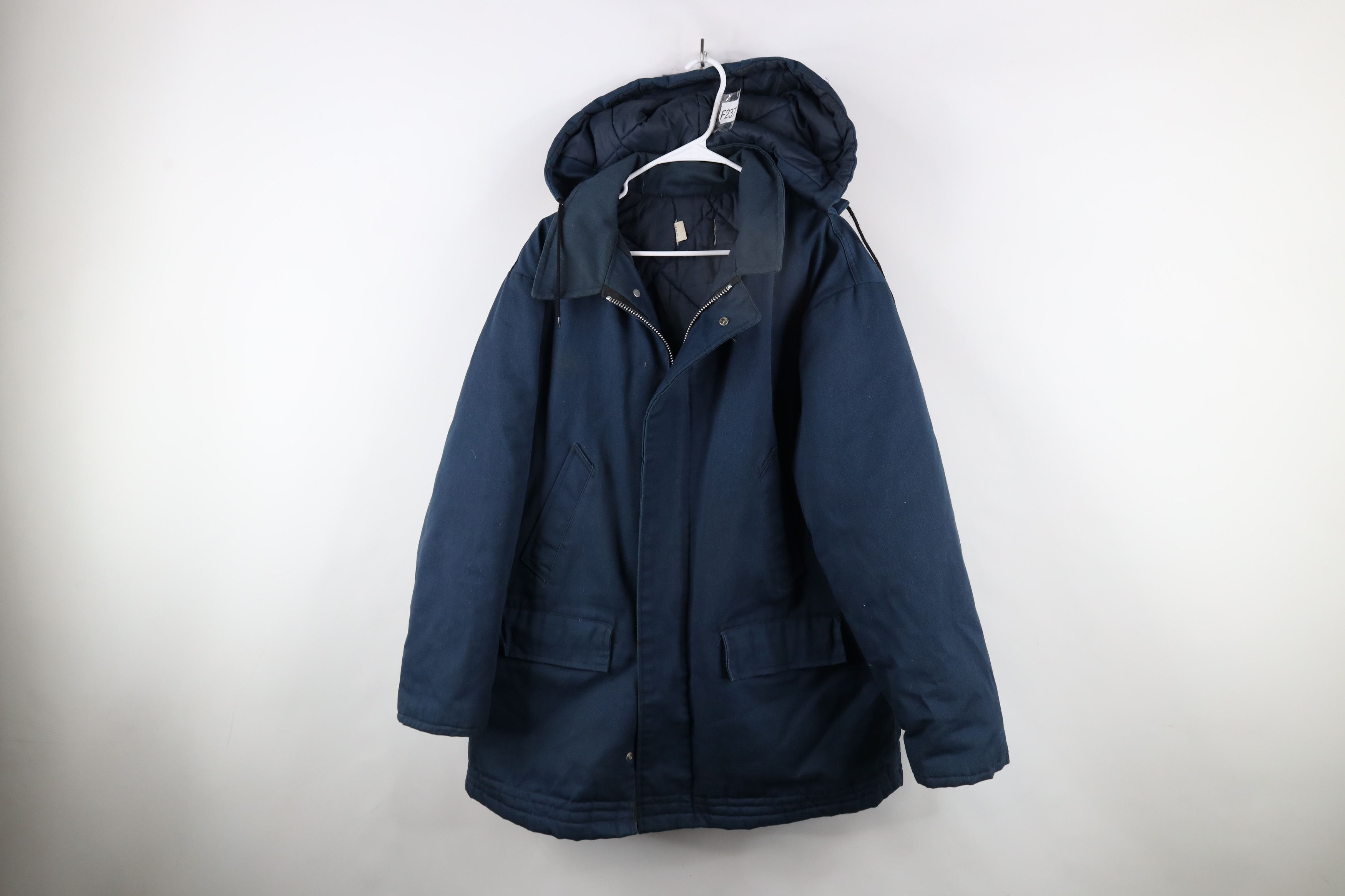 Vintage Vintage 60s 70s Co FoMoCo Quilted Hooded Mechanic Jacket USA Size US L / EU 52-54 / 3 - 1 Thumbnail