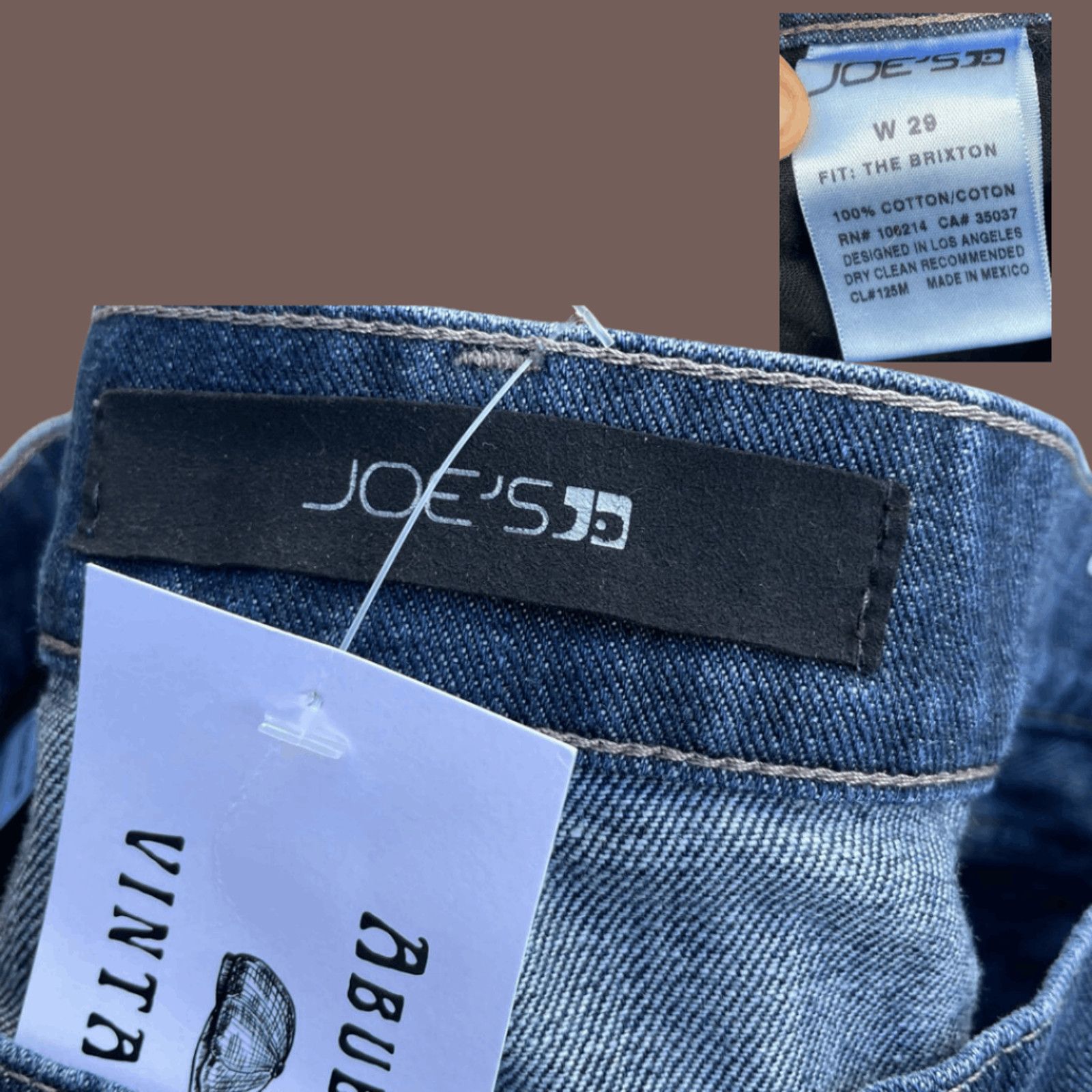 Vintage Joe’s Brixton Jeans | Blue Mid-Rise | 2010s Luxe Core Size 29" - 4 Thumbnail