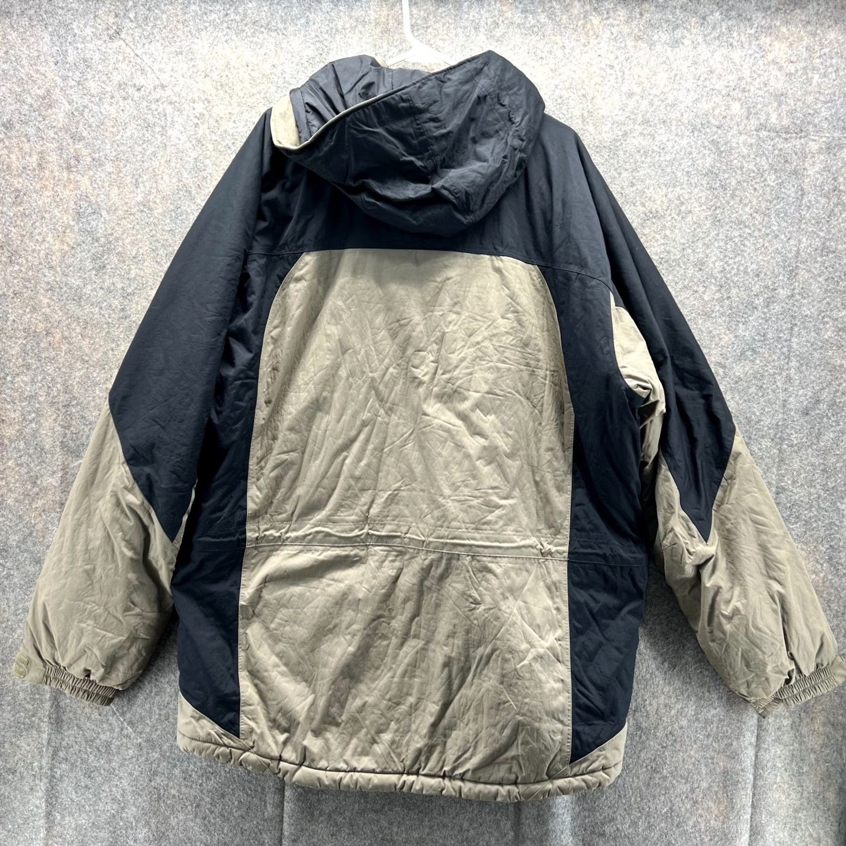 Vintage VINTAGE L.L. Bean Jacket Mens 2XL Tall Tan Black Full Zip Packaway Nylon Snowboarding Ski Jacket Mens 2XLT Beige Ski Vintage Mens Jackets Size US XXL / EU 58 / 5 - 2 Thumbnail