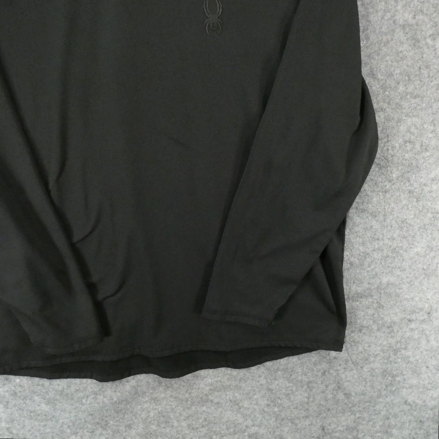 Spyder Spyder Active Sweater Men Large Long Sleeve Black Proweb 1/4 Zip Lightweight Size US L / EU 52-54 / 3 - 7 Thumbnail