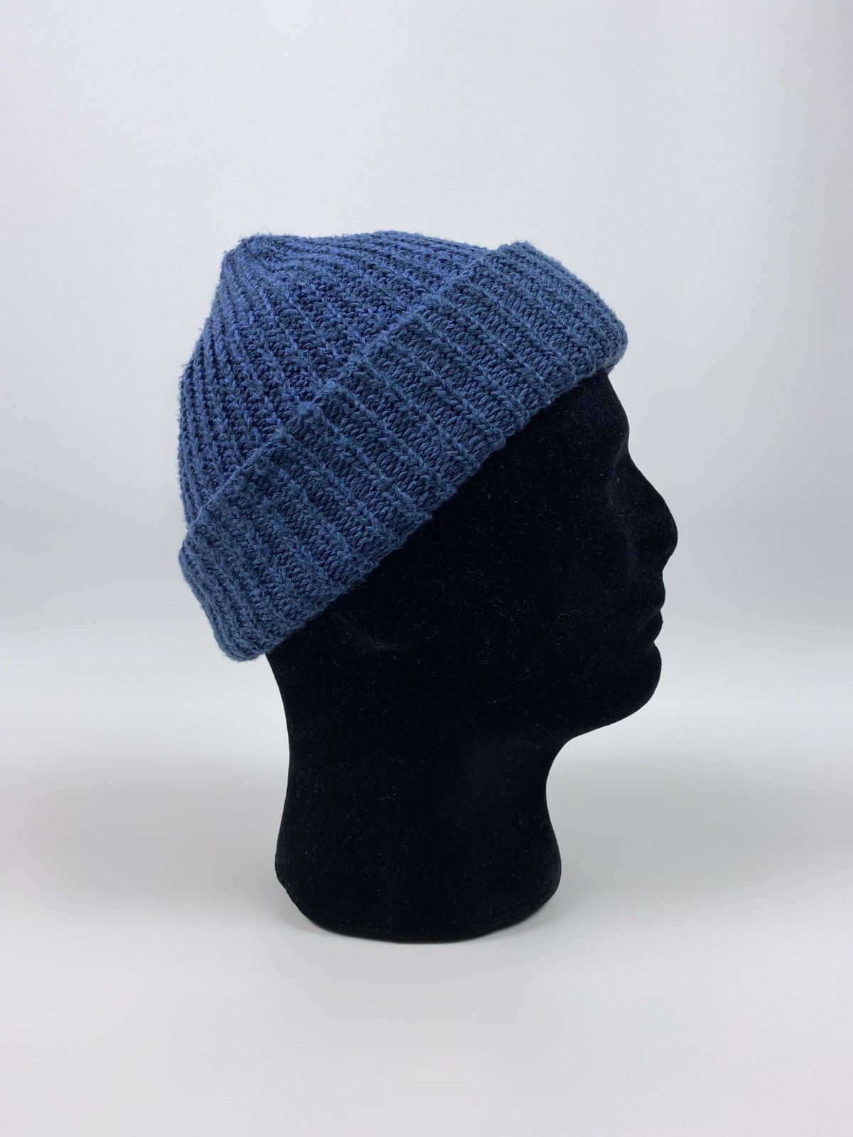 Fjallraven Fjallraven Blue Melange Chunky Knit Beanie Hat Size ONE SIZE - 1 Thumbnail