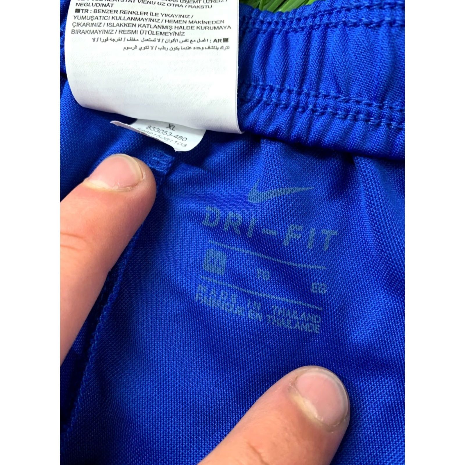 Nike Nike Park Dri-Fit Original 2017 Women Football Shorts XL Blue Floral Pattern Football Womens Shorts Size 32" / US 10 / IT 46 - 4 Thumbnail