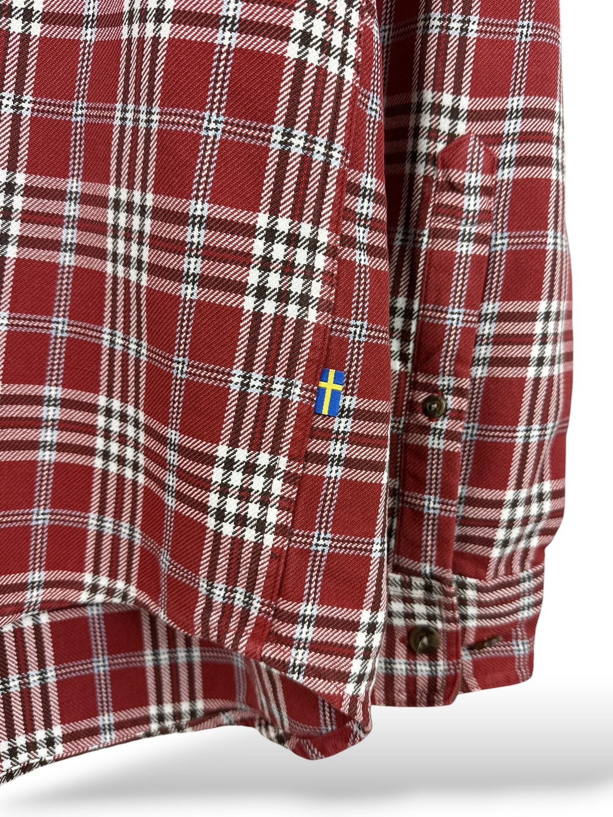 Fjallraven Vintage Fjallraven 88069 Flannel Duck Shirt L/S Button Down Size US L / EU 52-54 / 3 - 7 Thumbnail