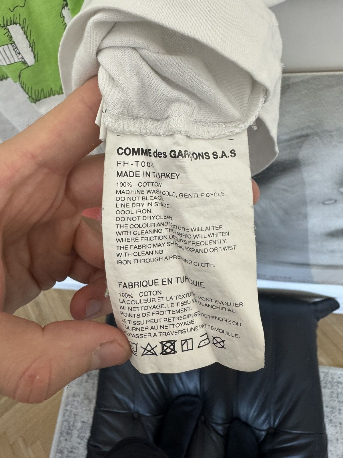 Comme des Garcons Comme des Garçons CDG Shirt x Kaws Tee Cartoon Print Rare Size US XL / EU 56 / 4 - 5 Thumbnail
