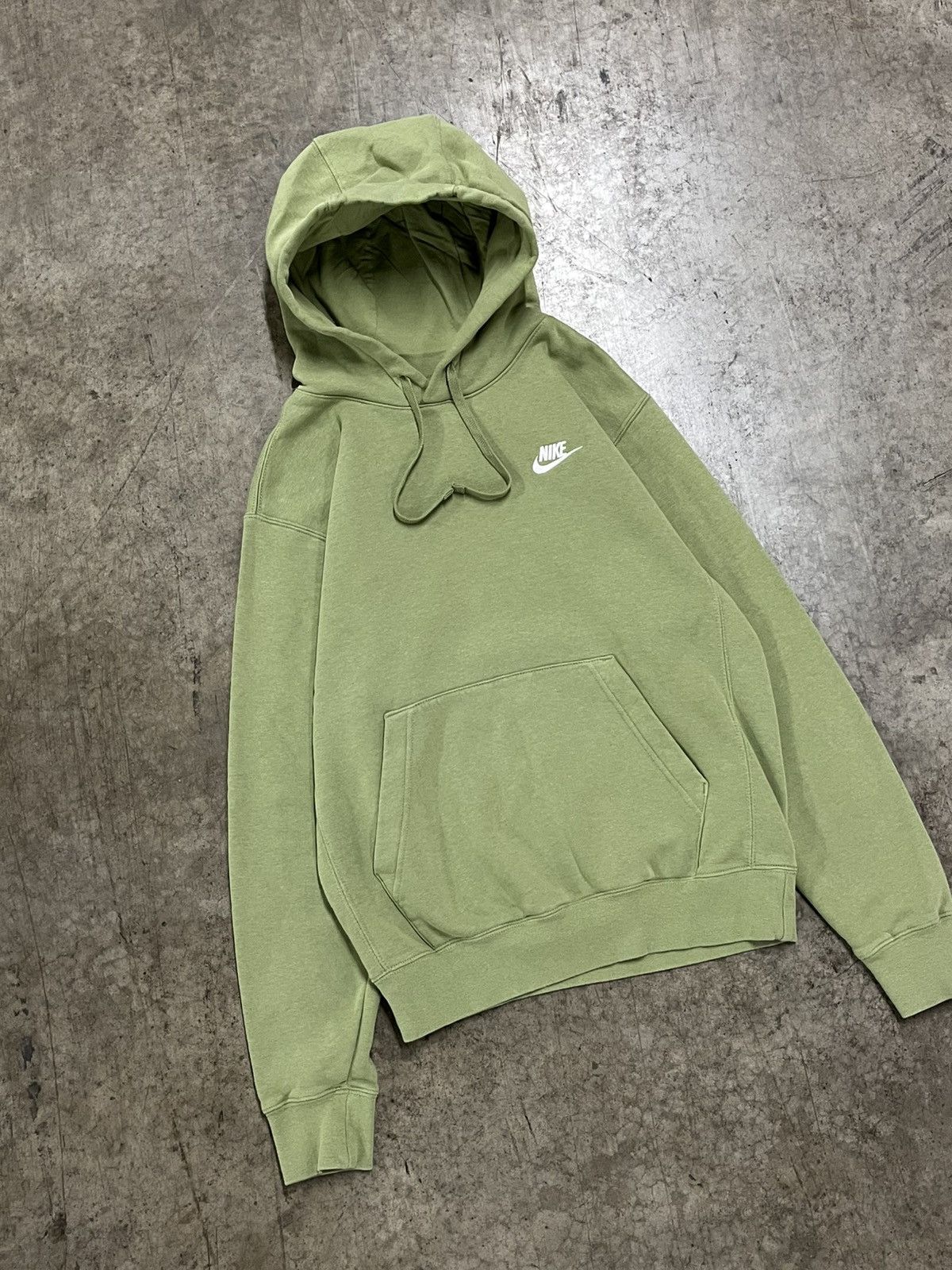 Nike × Vintage Nike vintage earth tone green essential hoodie streetwear Size US M / EU 48-50 / 2 - 4 Thumbnail
