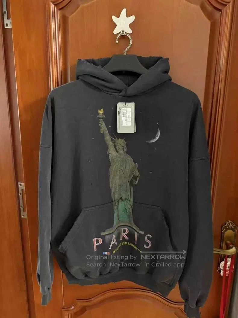 Balenciaga Balenciaga Statue of Liberty Hoodie | Grailed