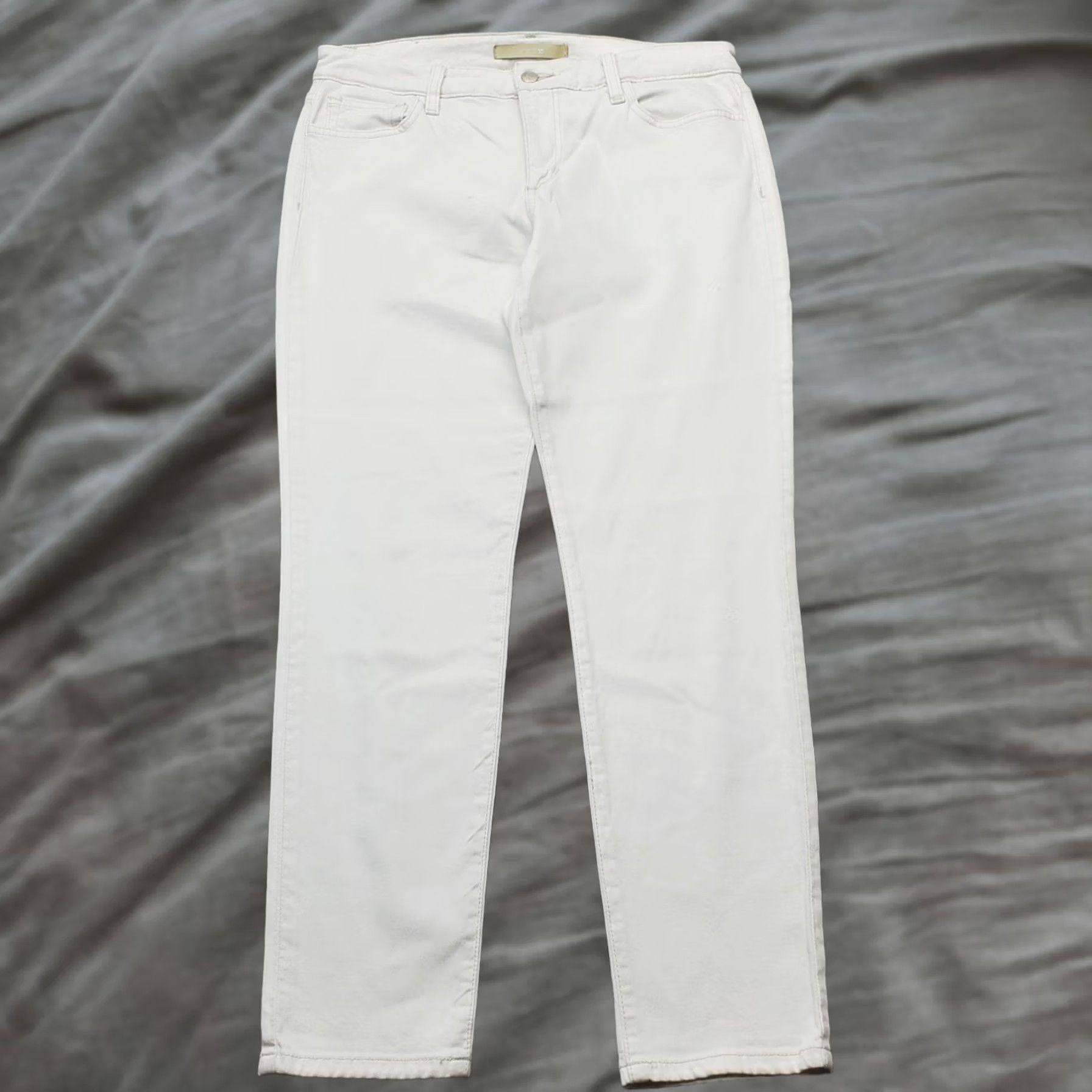 Vintage Joe's Jeans Womens 30 White Denim Americana Straight Leg Streetwear Jeans Size 30" / US 8 / IT 44 - 1 Thumbnail