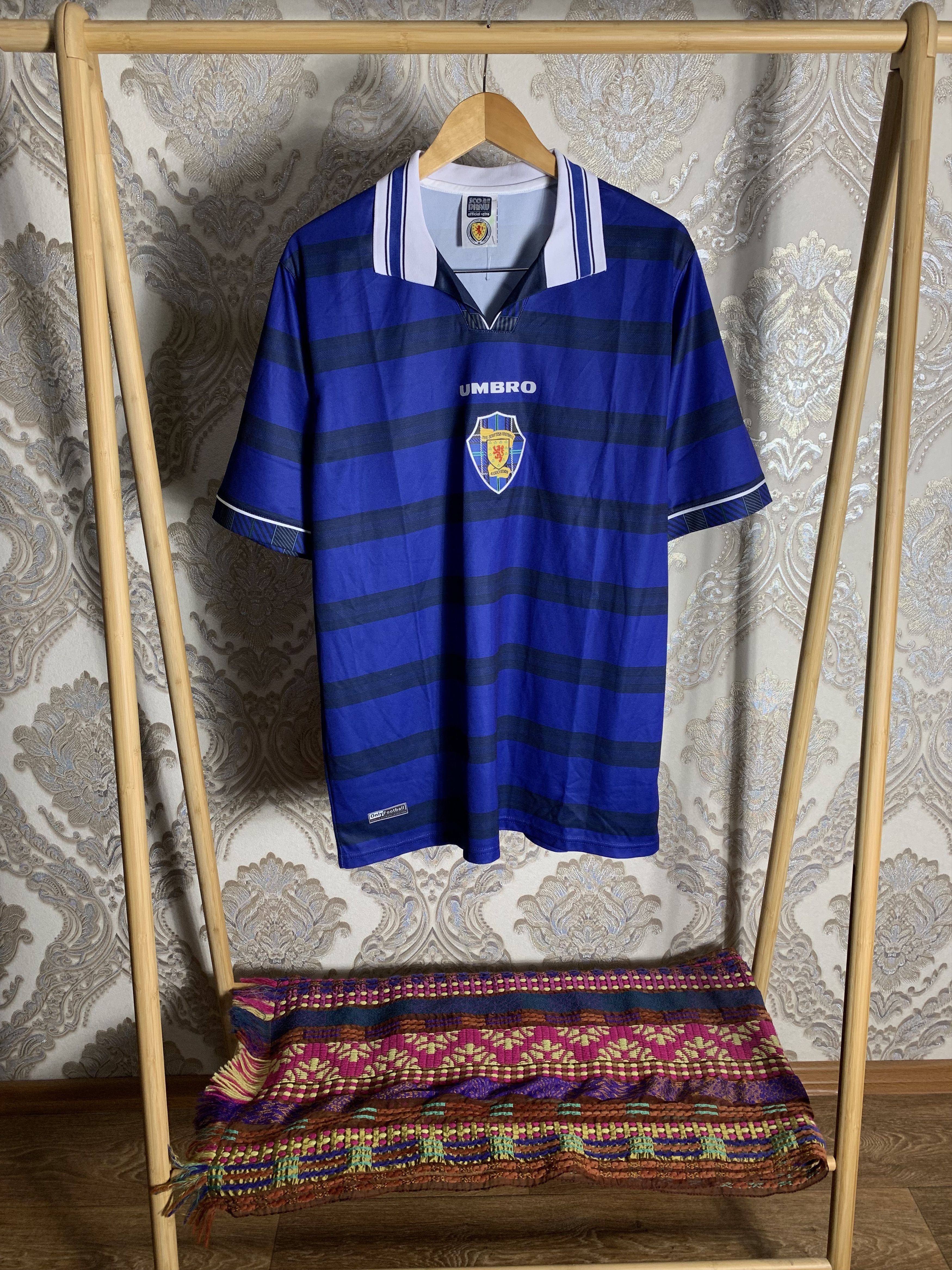 Umbro VINTAGE UMBRO SCOTLAND RETRO SOCCER JERSEY BLOKE Y2K 90a Size US XXL / EU 58 / 5 - 1 Thumbnail